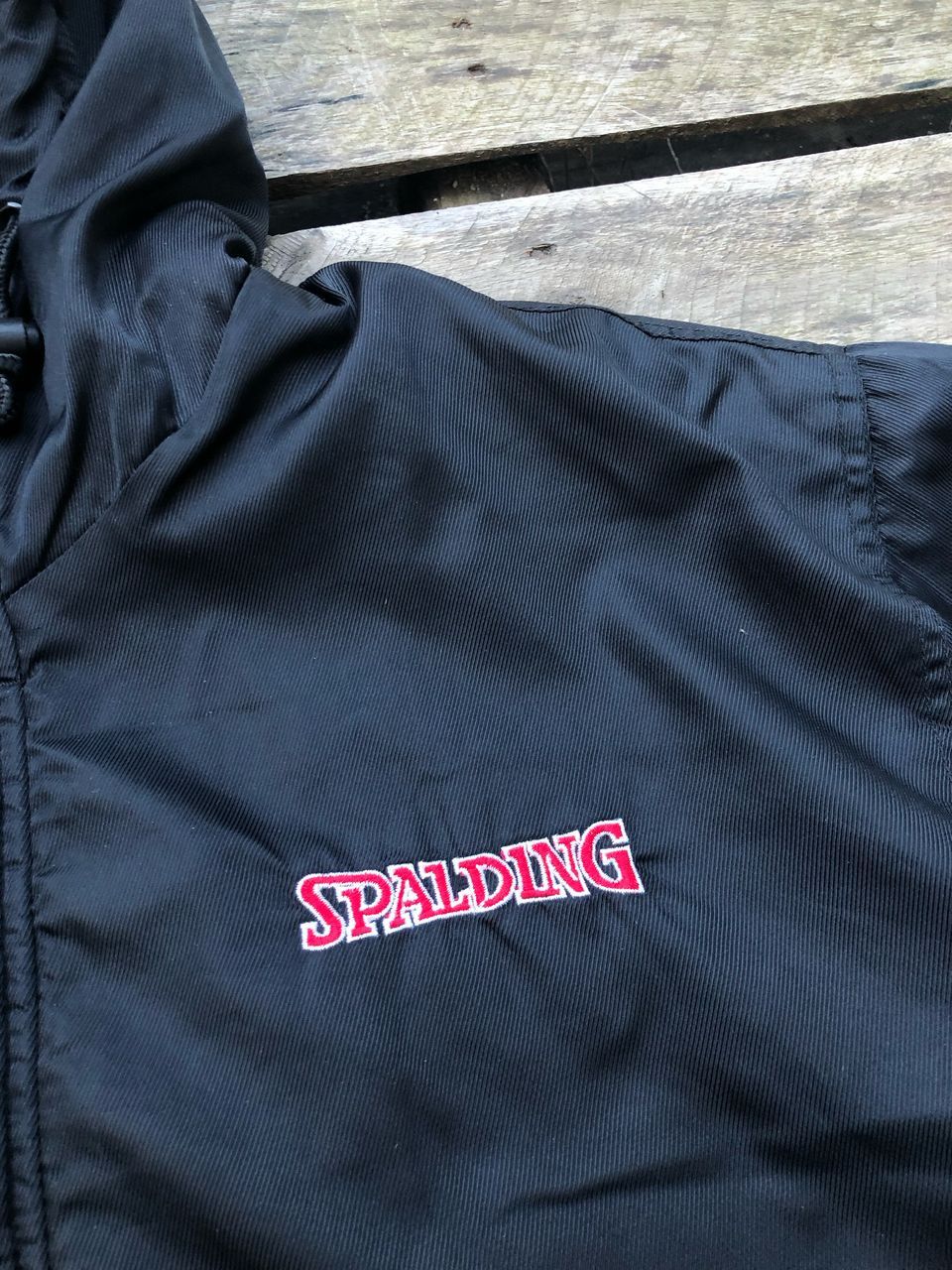 Spalding × Vintage Vintage Spalding SpellOut Sherpa Windbreaker Jacket Size US L / EU 52-54 / 3 - 7 Thumbnail