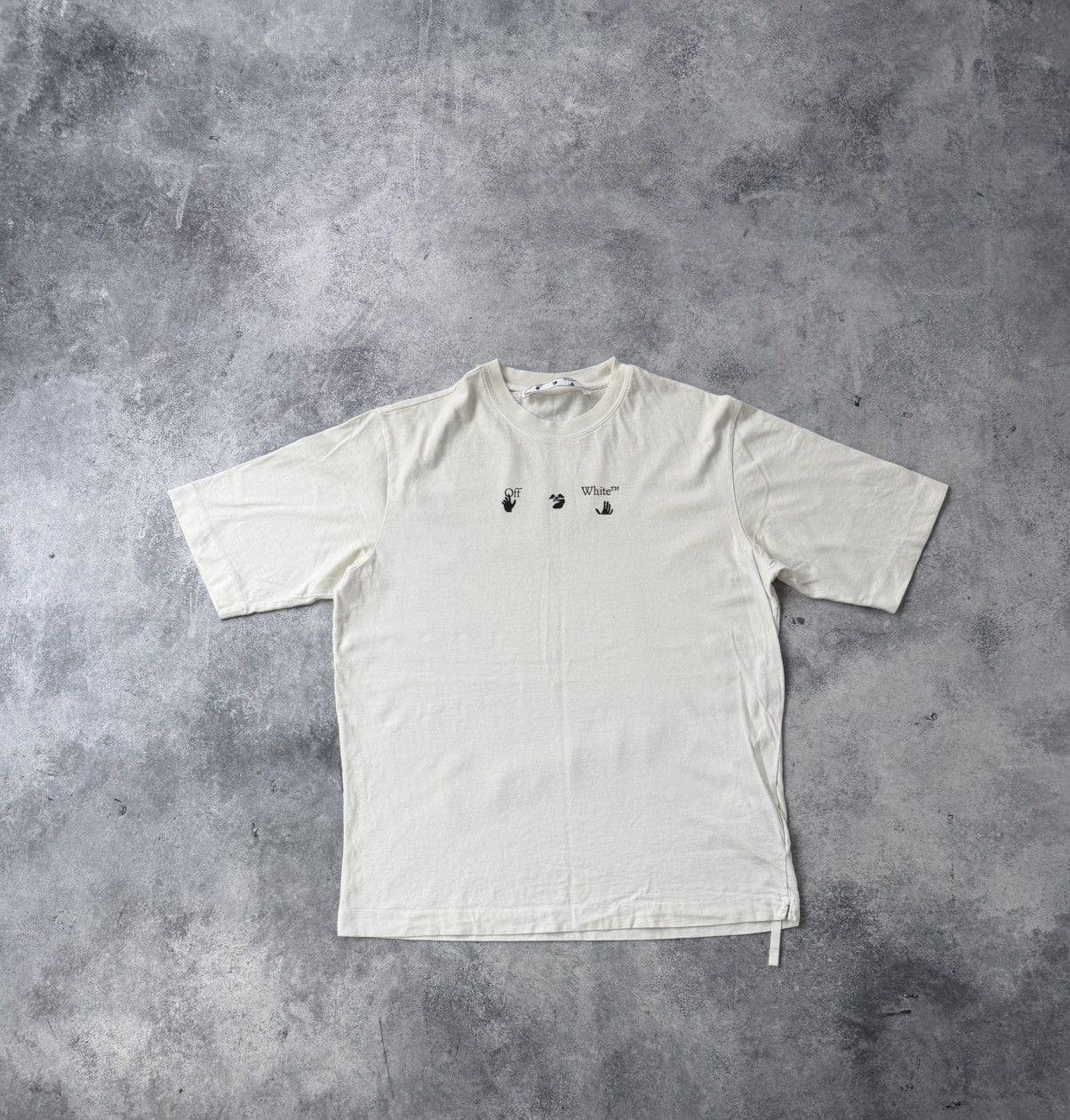 Off-White Off-white spray marker skate white tee Size US M / EU 48-50 / 2 - 3 Thumbnail