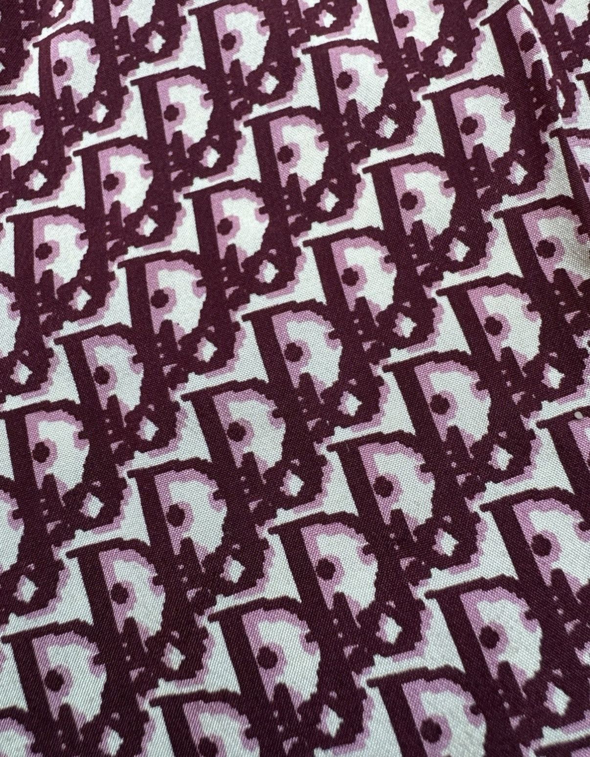 Dior Vintage Christian Dior Silk 100% Monogram Scarf Wmns Luxury Size ONE SIZE - 8 Thumbnail