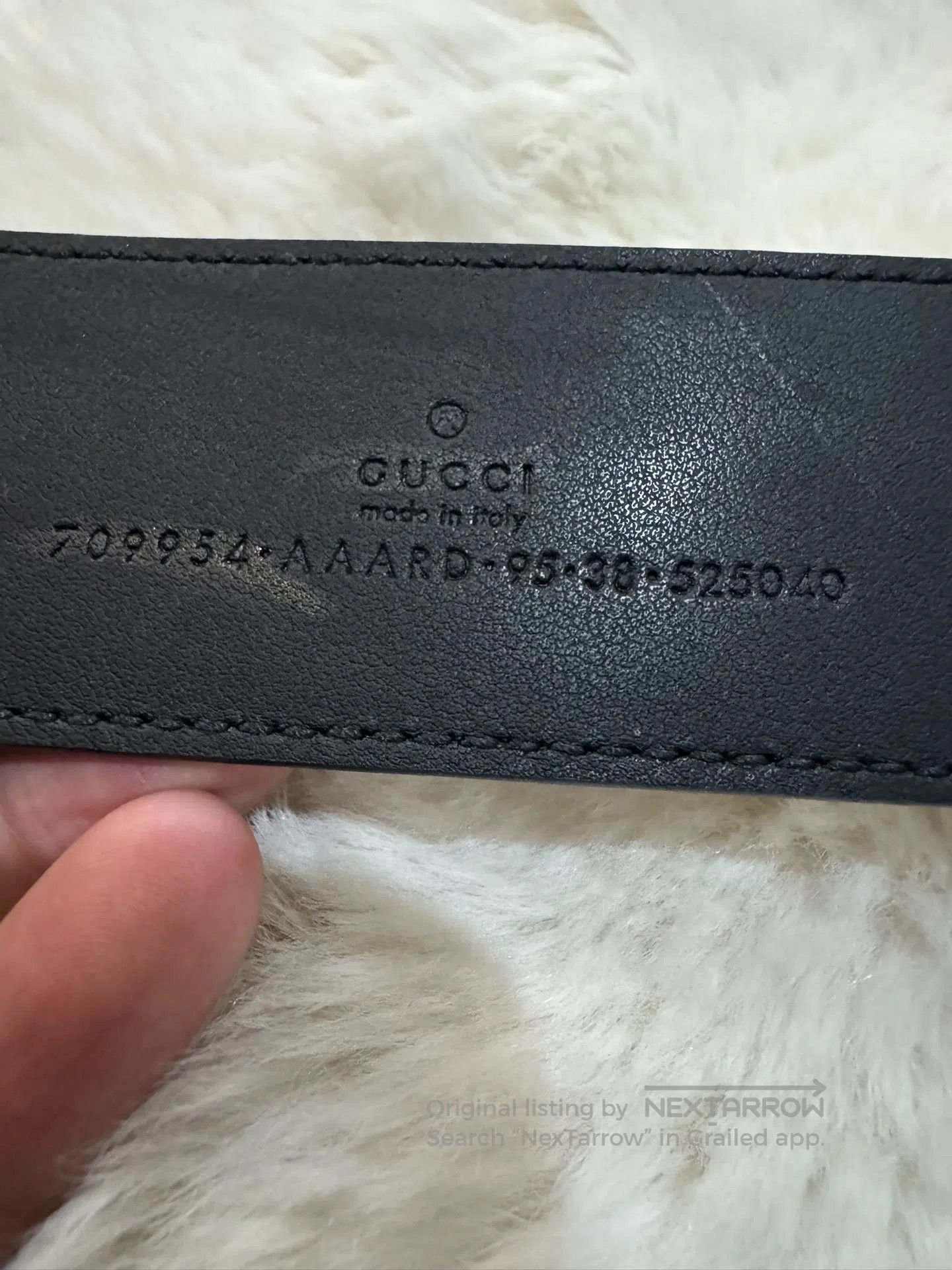 Gucci Guicci Polka Dot Gold Buckle Belt| Size ONE SIZE - 6 Thumbnail