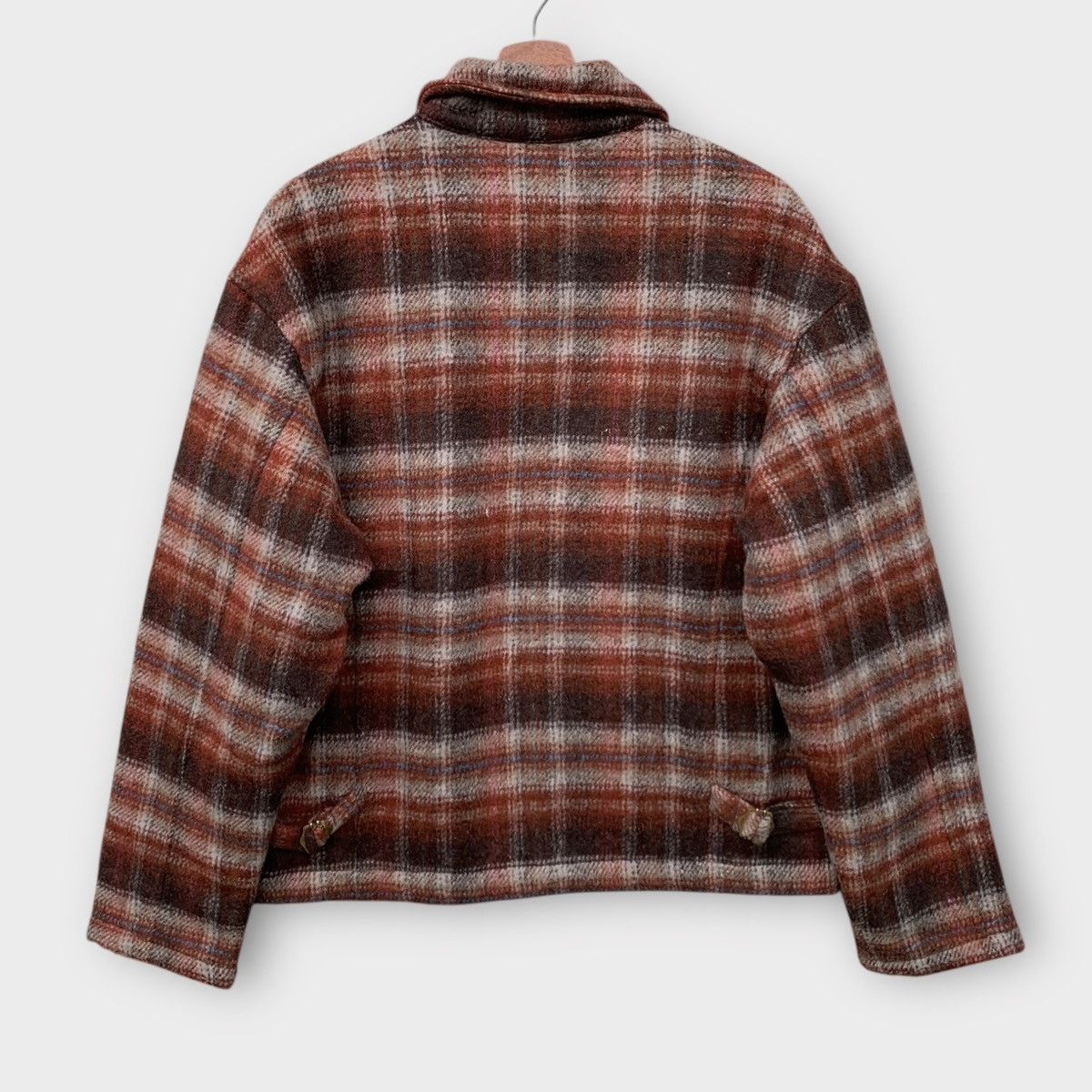 Vintage VINTAGE MAC EYE PLAID WOOL ZIPPER JACKET Size US M / EU 48-50 / 2 - 4 Thumbnail