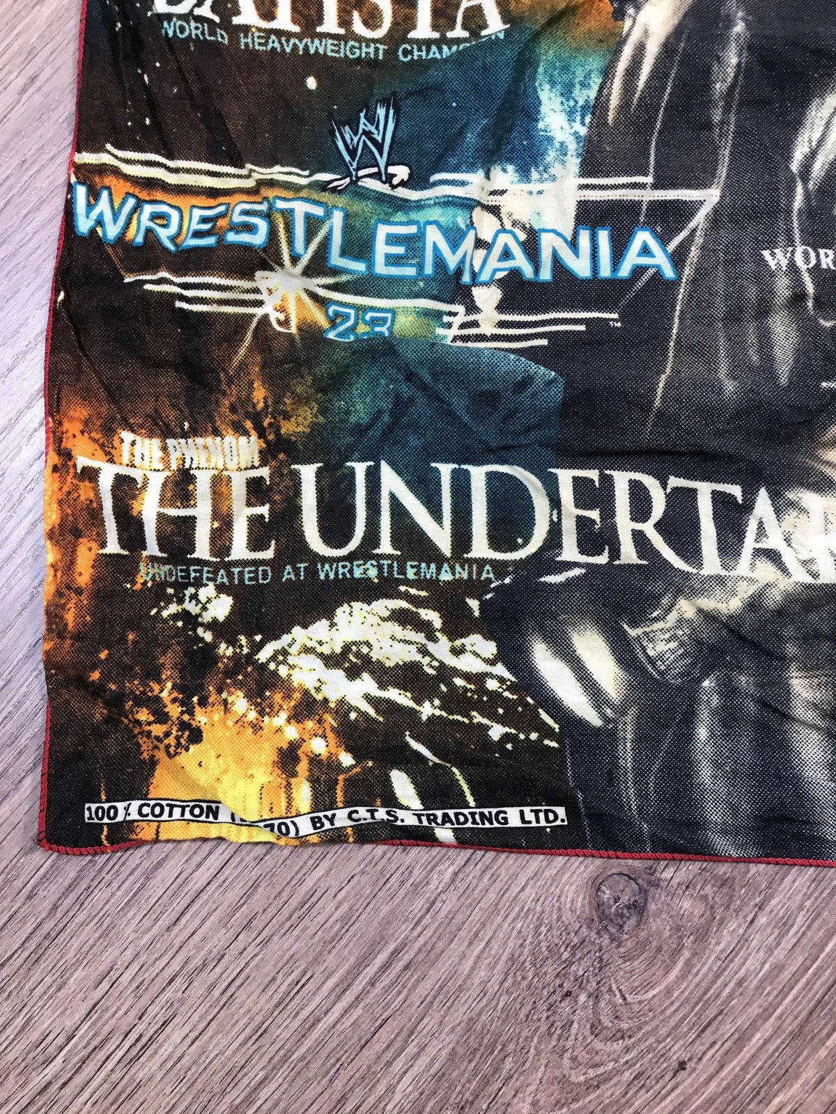 Vintage × WWE × WWF Vintage Bandana Rare Batista Undertaker Size ONE SIZE - 7 Thumbnail