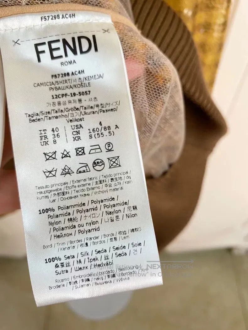 Fendi Fendi Sequined Sweatshirt Size XS / US 0-2 / IT 36-38 - 6 Thumbnail