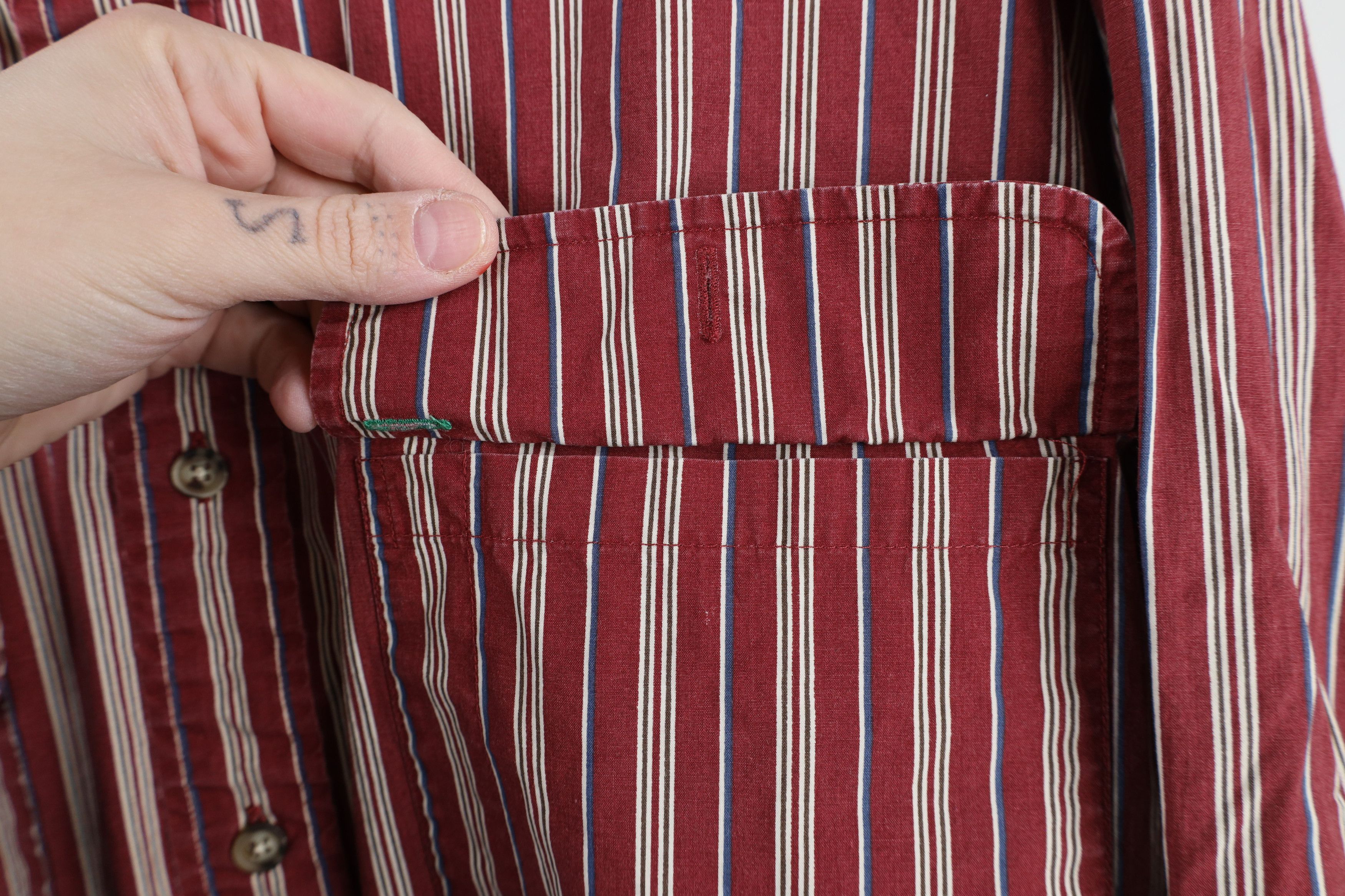 Tommy Hilfiger × Vintage Vintage 90s Tommy Hilfiger Collared Button Down Shirt Size US M / EU 48-50 / 2 - 7 Thumbnail