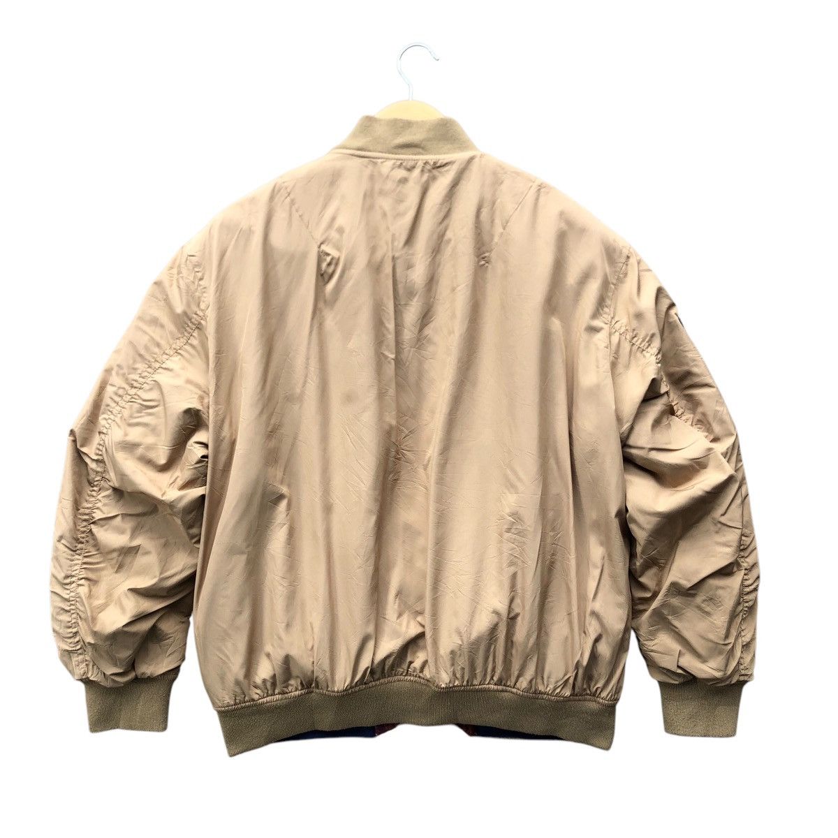 Japanese Brand RODEO CROWNS reversable multicolor fleece bomber jacket Size US M / EU 48-50 / 2 - 4 Thumbnail