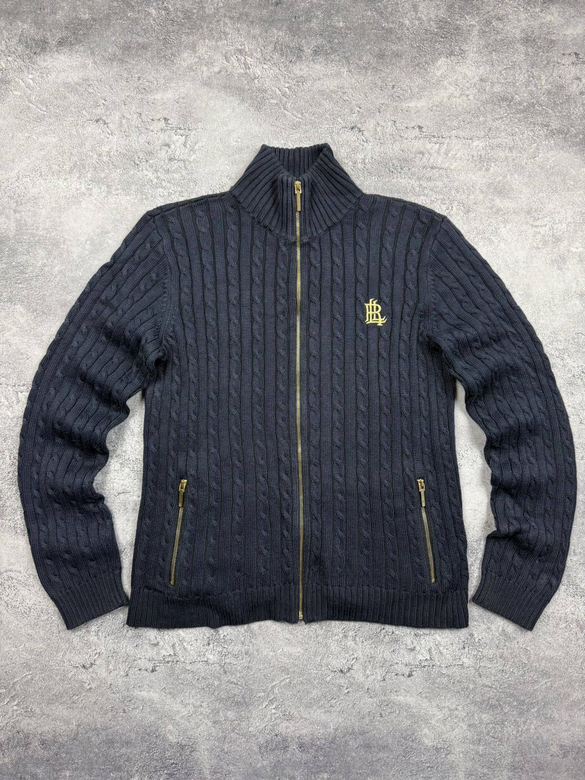 Polo Ralph Lauren Polo Ralph Lauren Green Label Cable Knit Full Zip Sweater Size M / US 6-8 / IT 42-44 - 1 Thumbnail