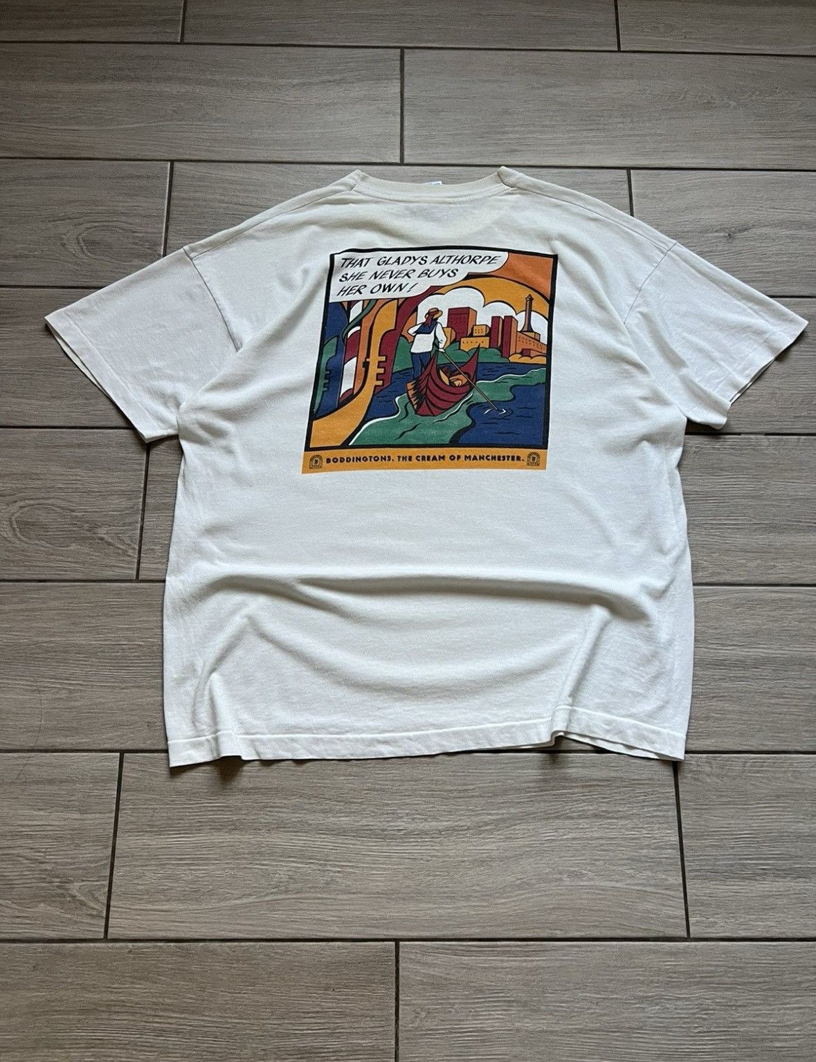 Band Tees Vintage 90s Boddingtons Bitter of Manchester Y2K Size US XL / EU 56 / 4 - 3 Thumbnail