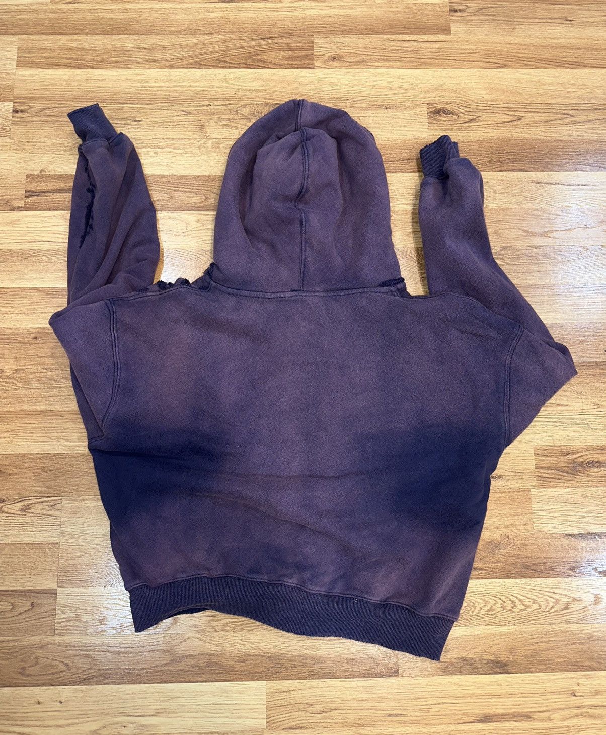 Vale Vale Forever Washed Distressed Zip Up Hoodie Size US S / EU 44-46 / 1 - 4 Thumbnail