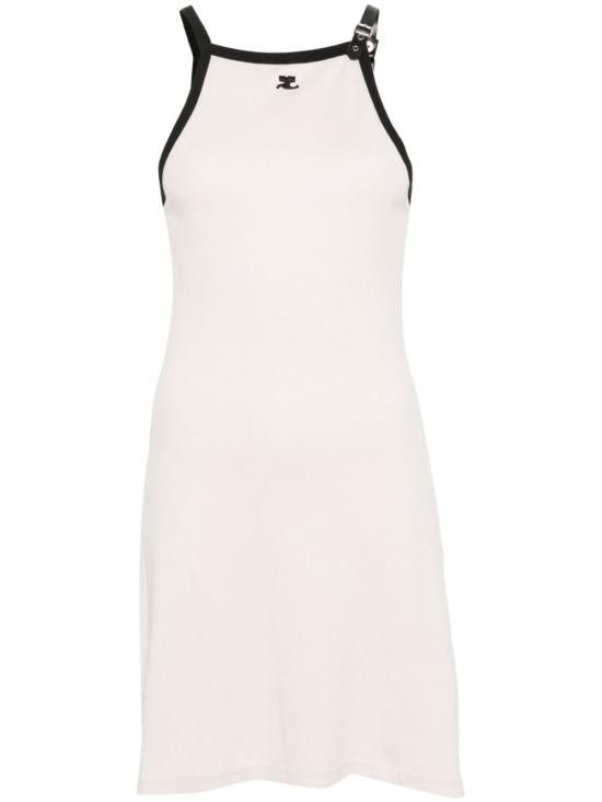 Courreges COURREGES Women Mid Skirts 124JRO364 JS0070B093 Beige Size M / US 6-8 / IT 42-44 - 1 Thumbnail