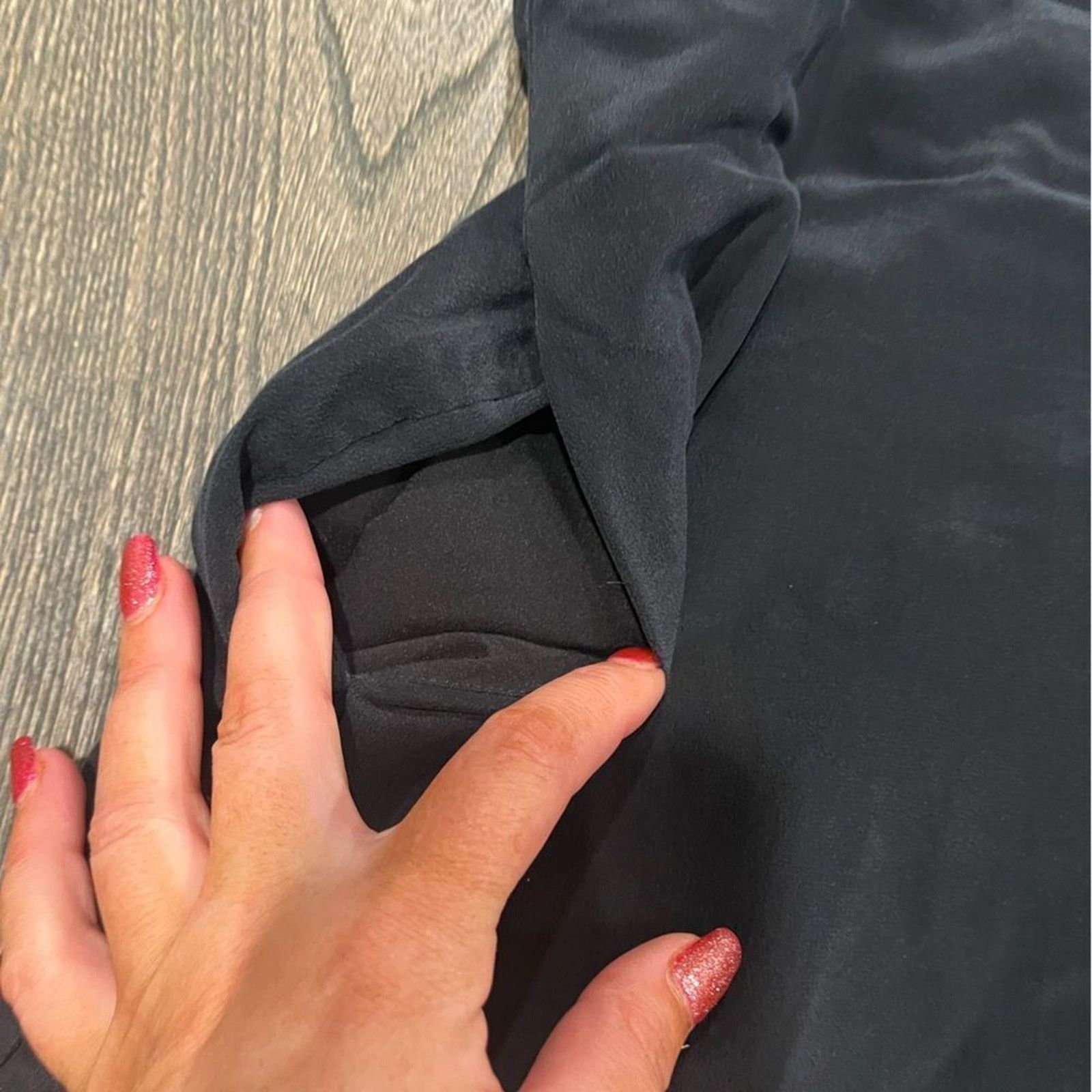 Madewell Madewell Women Black Silk Parkview Midi Sleeveless Dress XS Size XS / US 0-2 / IT 36-38 - 4 Thumbnail