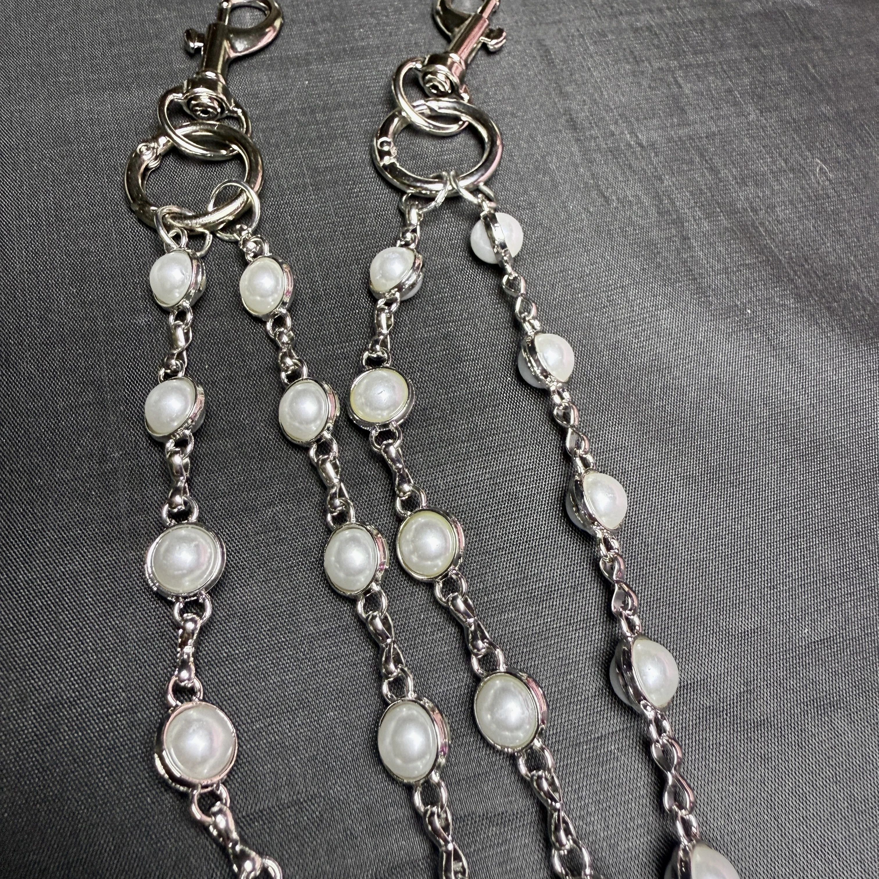 Other Double-Sided Pearl Punk Pants Chain Size ONE SIZE - 2 Thumbnail