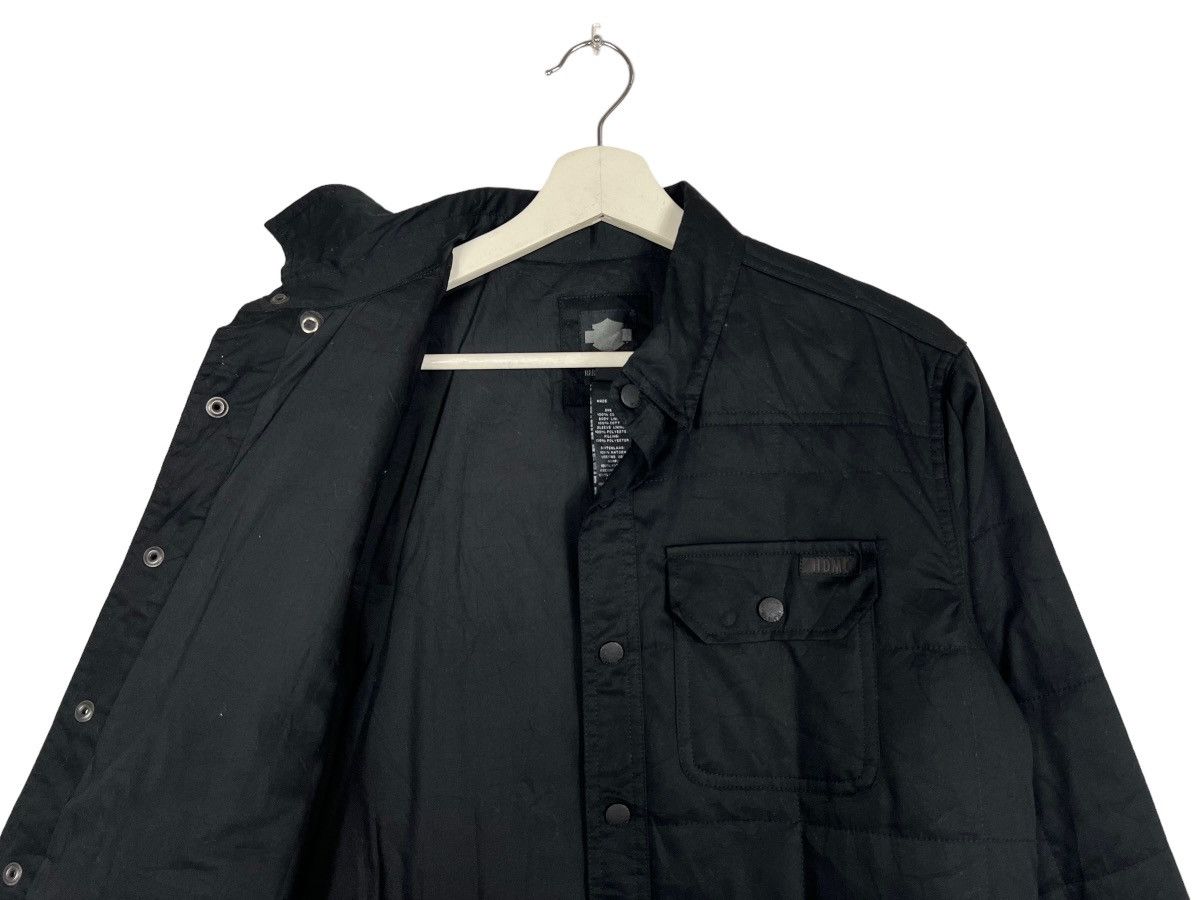 Harley Davidson 🔥 HARLEY DAVIDSON BLACK EDITION INSULATION SHIRT JACKET Size US S / EU 44-46 / 1 - 10 Thumbnail