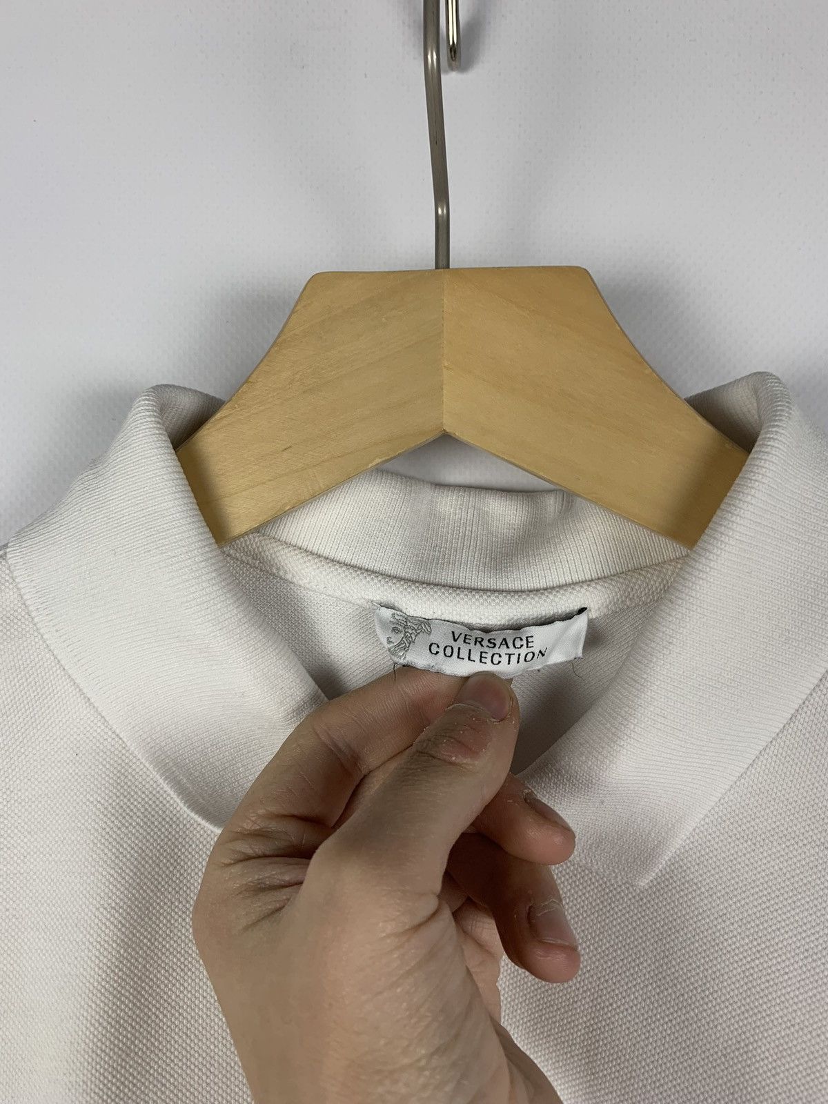 Versace Versace Collection Classic Polo Shirt Men’s Size M White Size US M / EU 48-50 / 2 - 6 Thumbnail