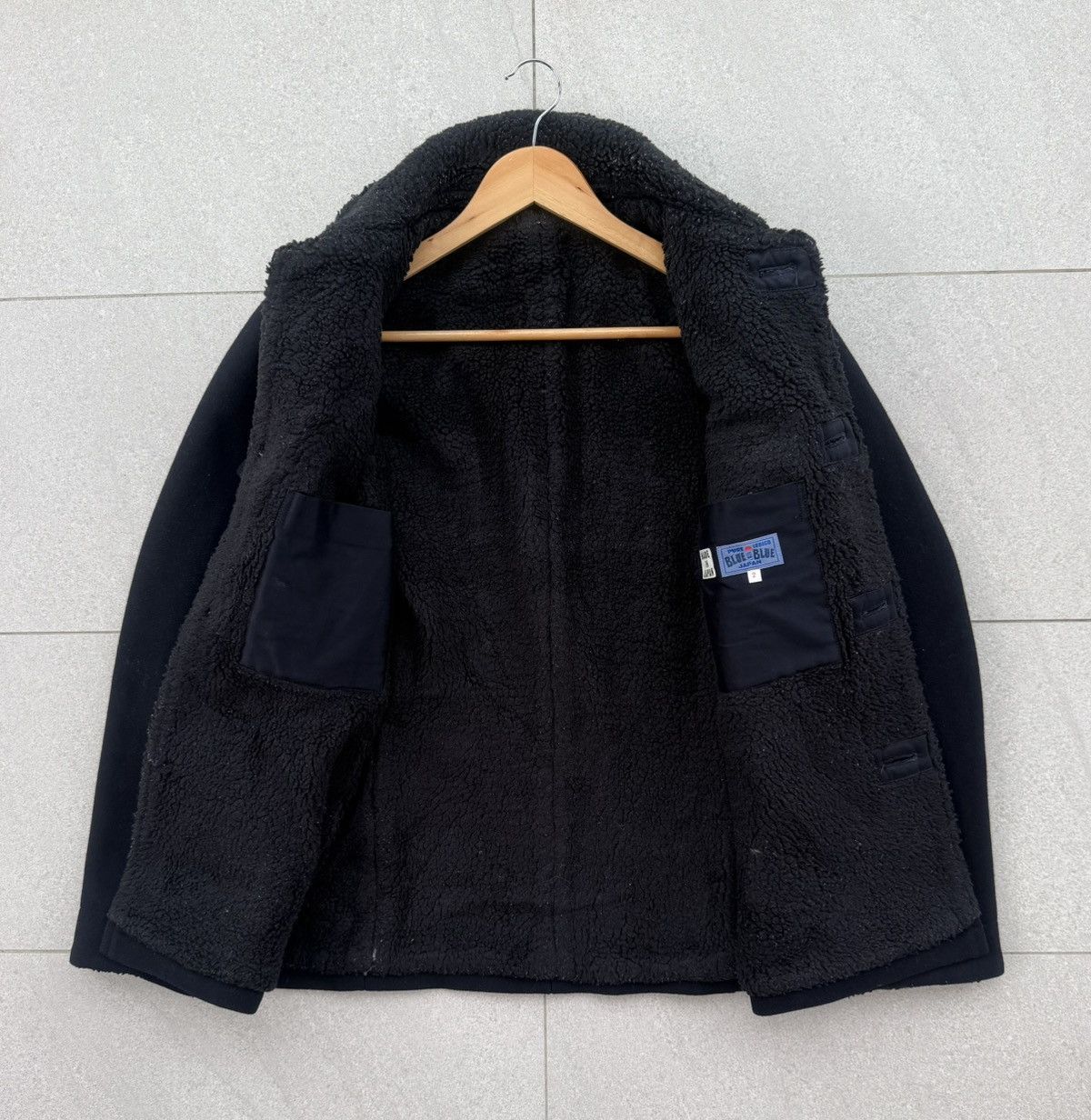 Blue Blue Japan Vintage Blue Blue Japan Sherpa Lined Winter Work Jacket Size US M / EU 48-50 / 2 - 5 Thumbnail