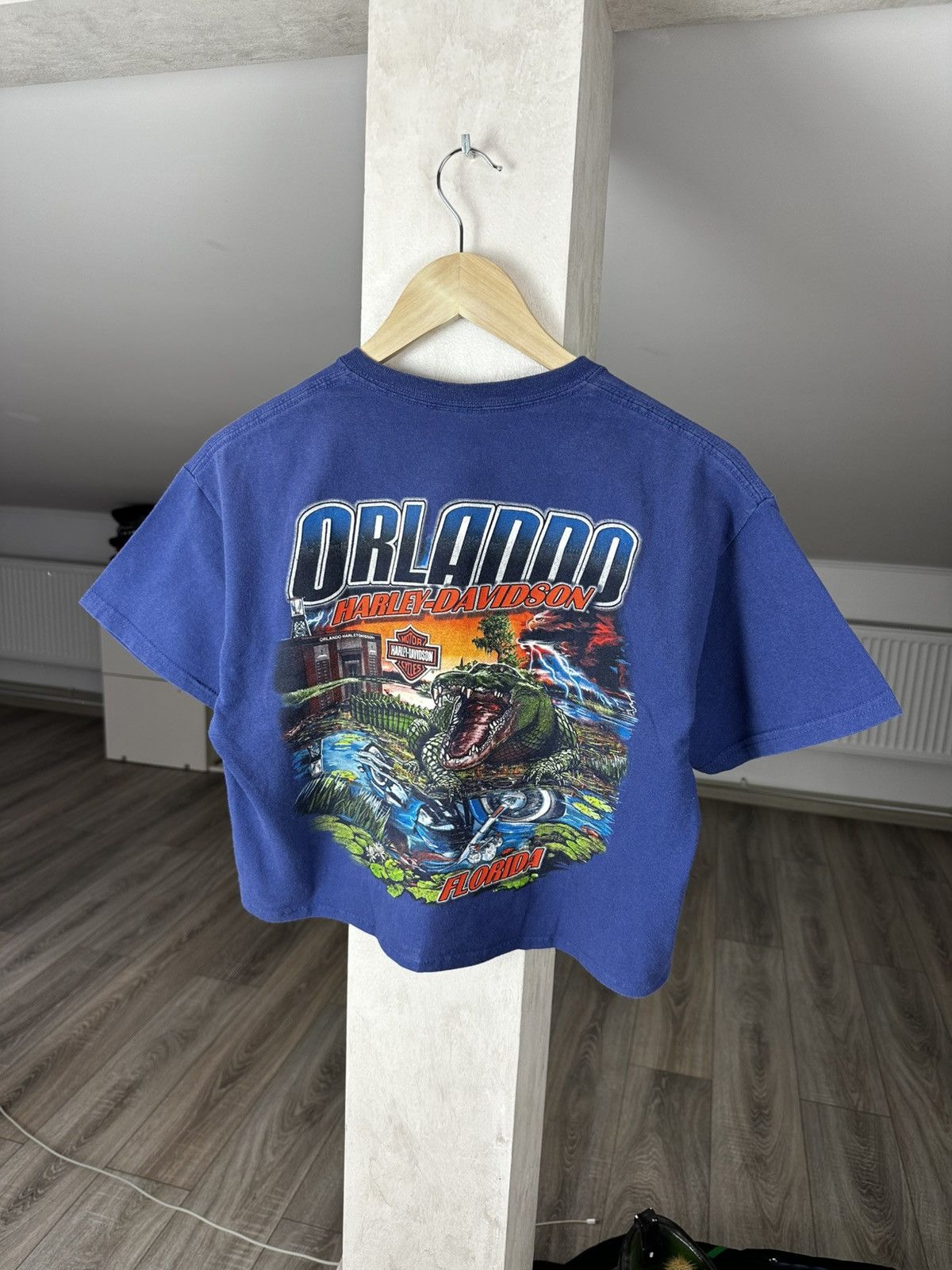 Harley Davidson Harley Davidson Orlando Crop Tee Y2K Rare Women Size M / US 6-8 / IT 42-44 - 1 Thumbnail