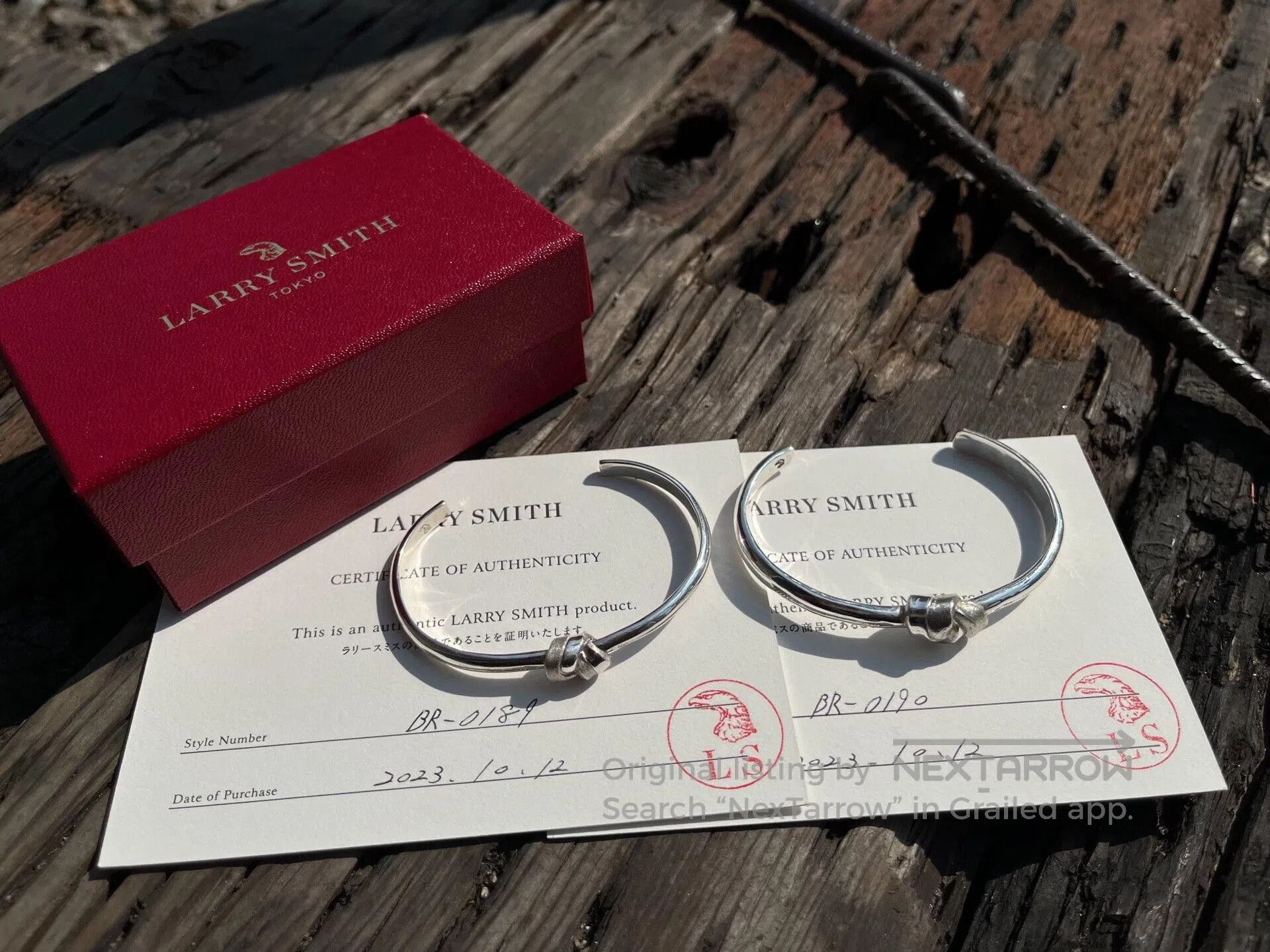 Larry Smith LARRY SMITH Handcrafted Silver Bracelet. Size ONE SIZE - 1 Thumbnail