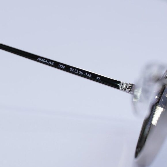Alexander McQueen Alexander McQueen AM0424S 004 Sunglasses Silver Cat Eye Size ONE SIZE - 8 Thumbnail