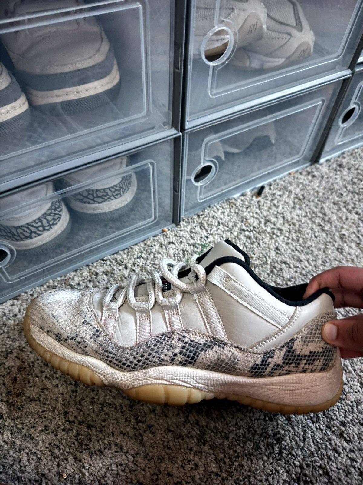 Jordan Brand Air Jordan 11 ‘Snakeskin Light Bone’ Size US 7 / EU 40 - 4 Thumbnail