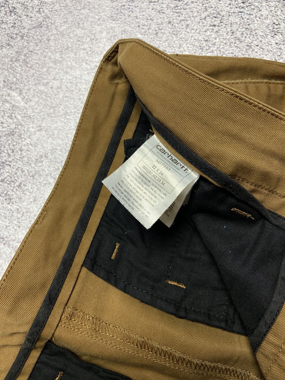 Carhartt × Designer Carhartt Sid Chinos Pants Rare Street Skate Style Fashion Size US 32 / EU 48 - 11 Thumbnail
