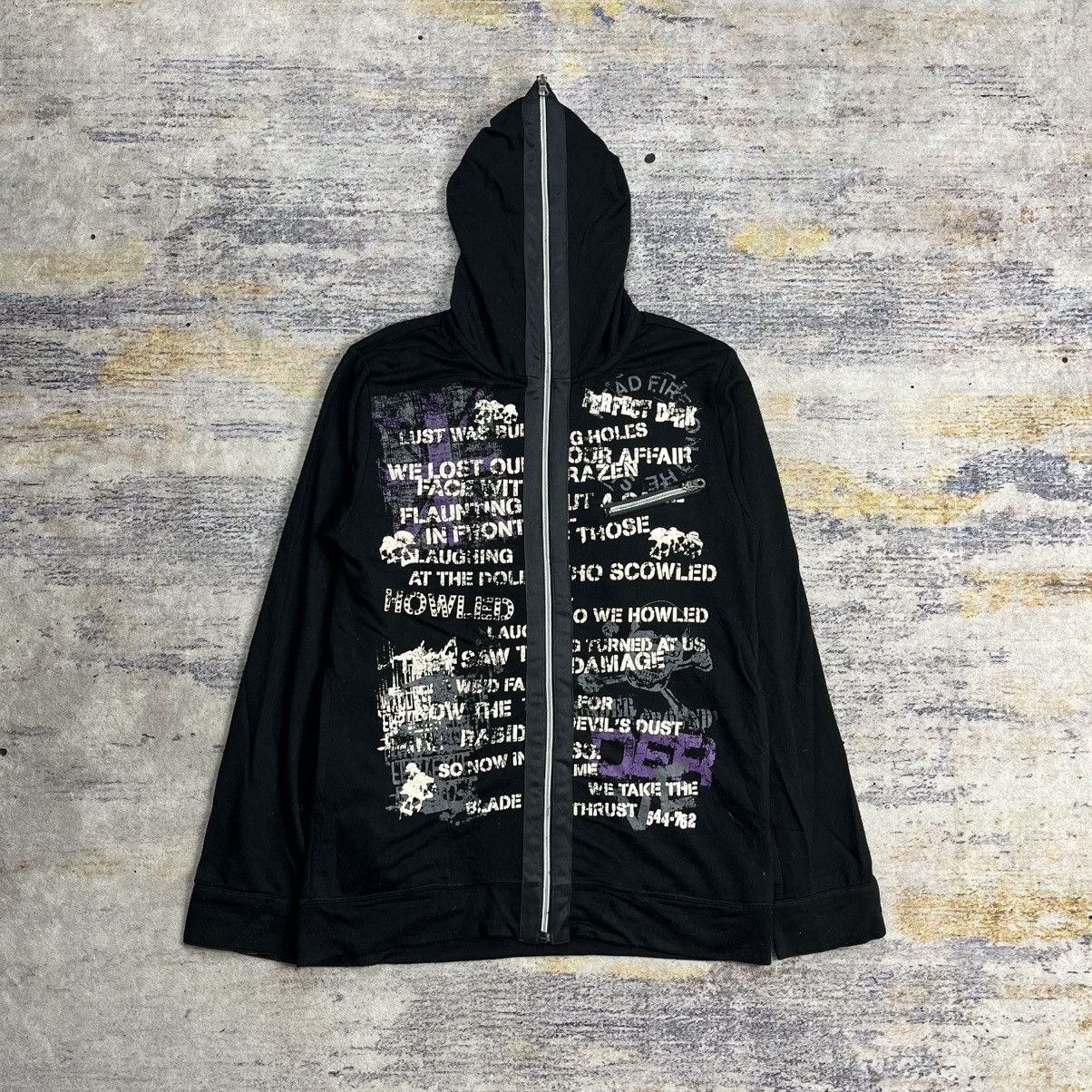 If Six Was Nine Beaumere poem full zip hoodie Size US M / EU 48-50 / 2 - 1 Thumbnail