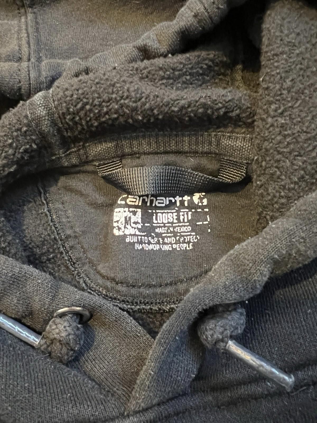 Carhartt Carhartt Men's Loose Fit Hoodie Sweatshirt Black Pullover Size US M / EU 48-50 / 2 - 2 Thumbnail