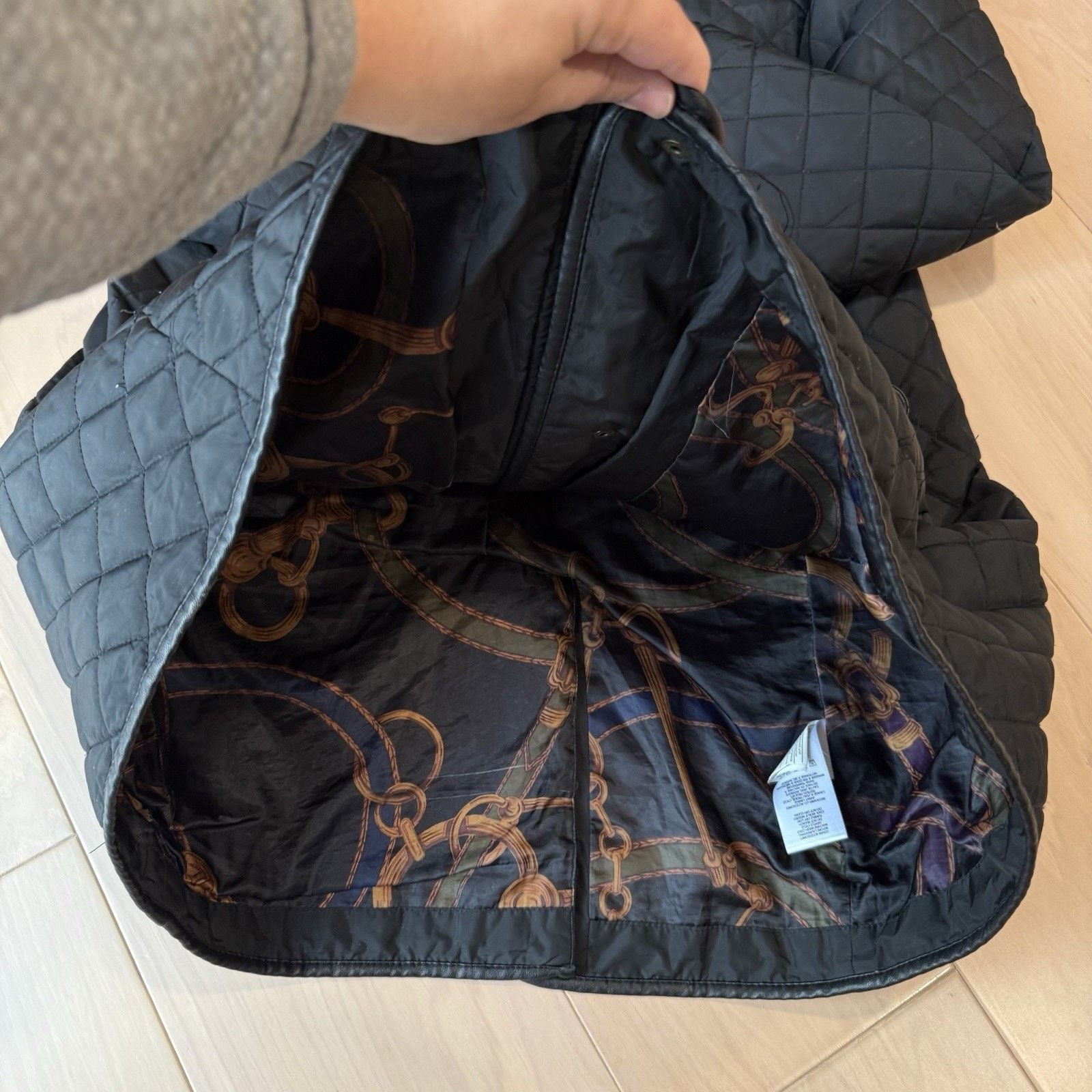 Lauren Ralph Lauren Lauren Ralph Lauren Quilted Coat Women's L Black Full Zip Size L / US 10 / IT 46 - 6 Thumbnail