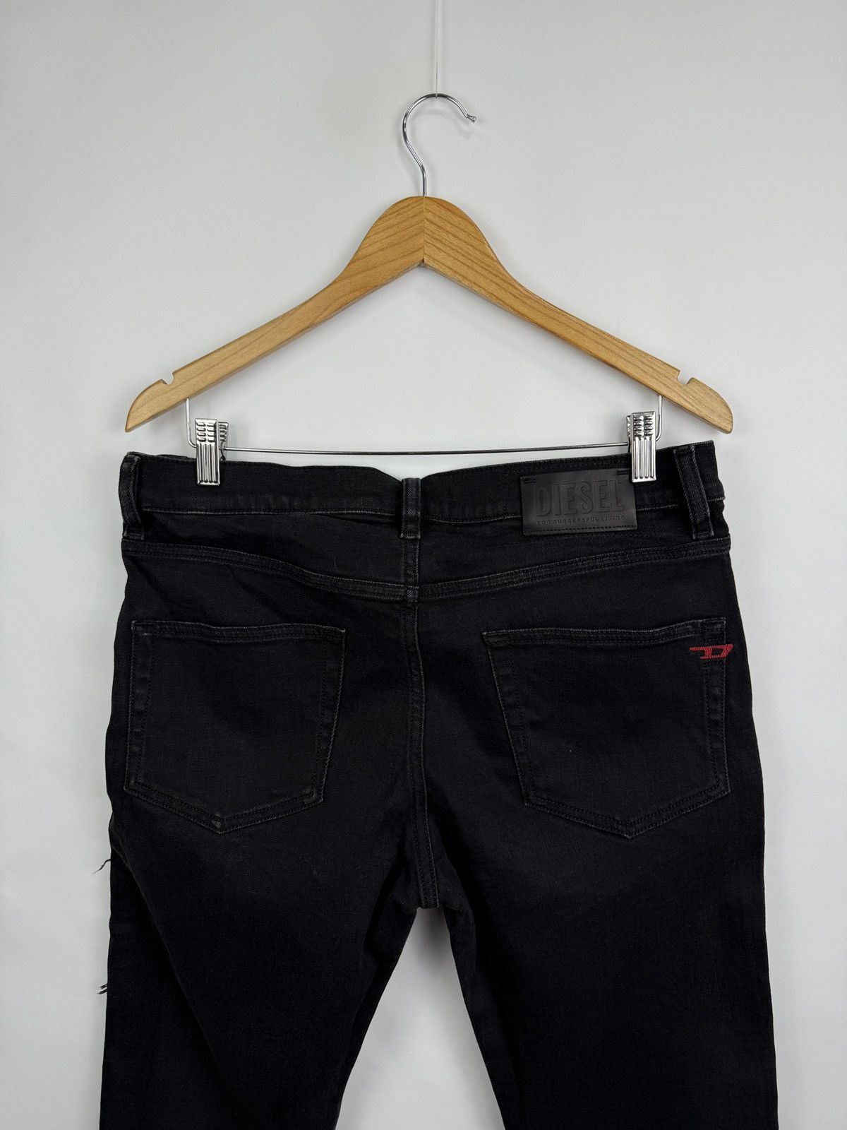 Diesel 🇺🇸 Diesel D-Strukt Slim 009HY Stretch Jeans Punk Opium Style Size US 33 - 23 Thumbnail