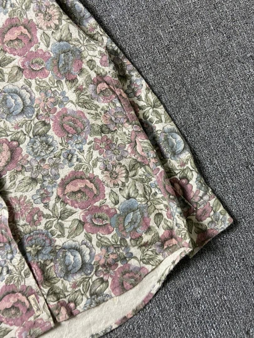 Japanese Brand Woolrich Rugged Outdoorwear Floral Shirt (196) Size M / US 6-8 / IT 42-44 - 5 Thumbnail