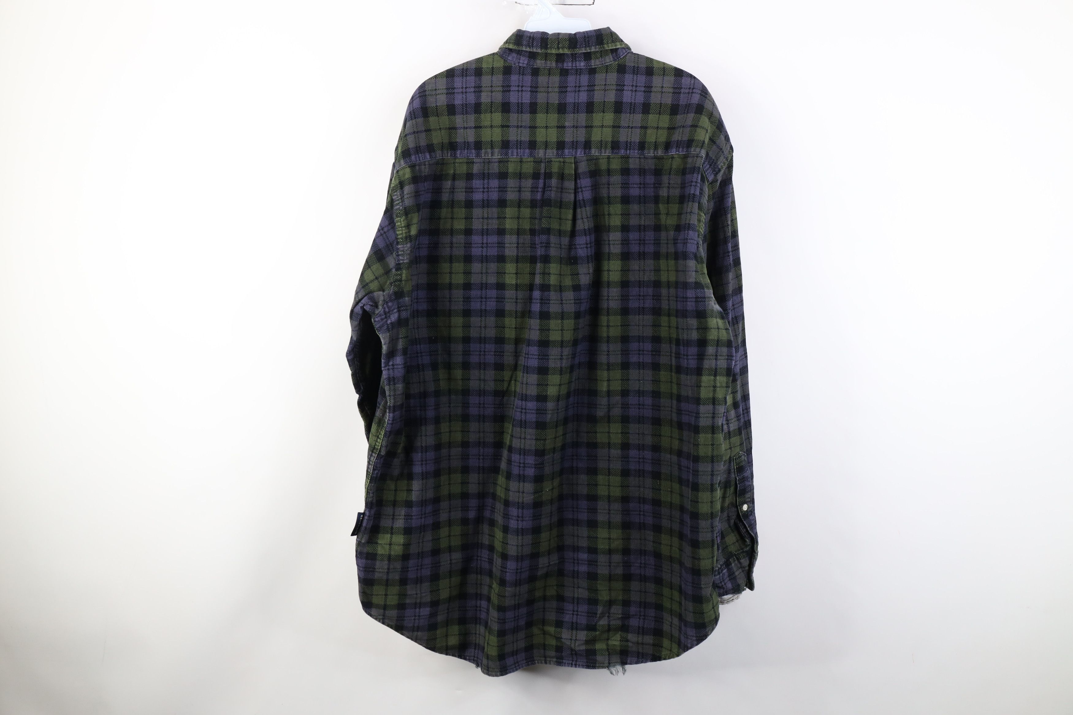 Vintage Vintage 90s Streetwear Collared Button Down Shirt Plaid Size US XL / EU 56 / 4 - 14 Thumbnail