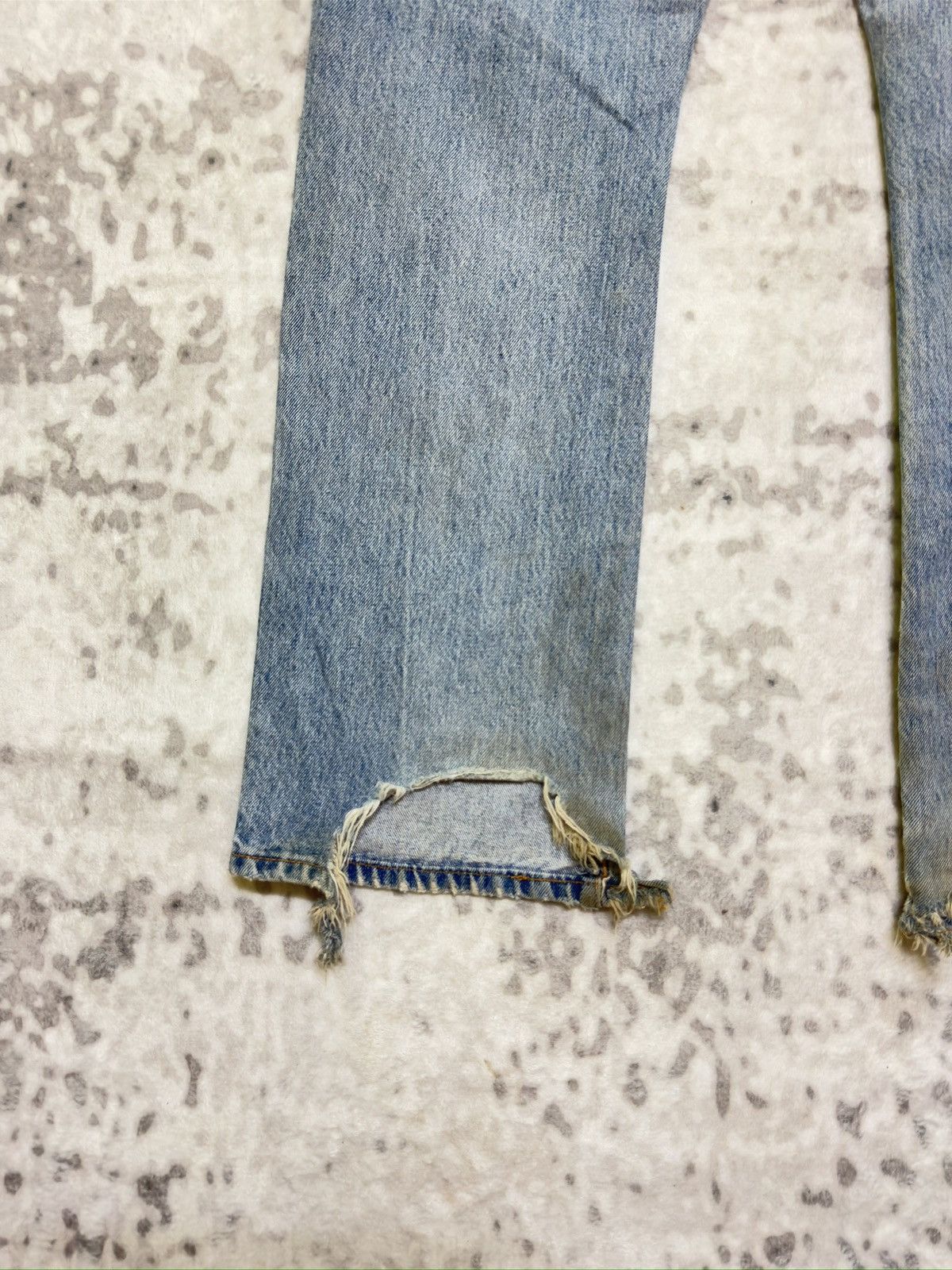 Levi's Vintage Levi's 517 Flared Bootcut Mud Wash Distressed Jeans Size US 33 - 13 Thumbnail