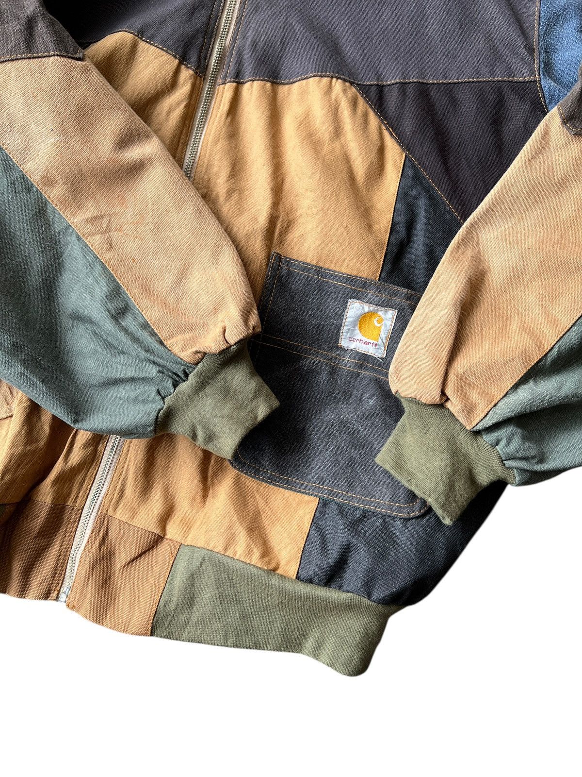 Carhartt Rare Carhartt Remake Rework Patchwork Jacket Size US L / EU 52-54 / 3 - 12 Thumbnail