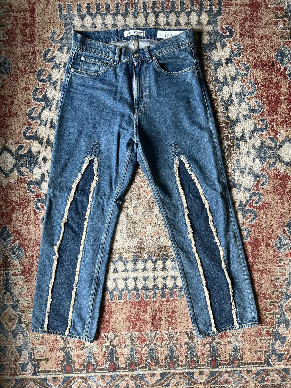 Our Legacy Our Legacy Slashed Denim Size US 31 - 1 Thumbnail