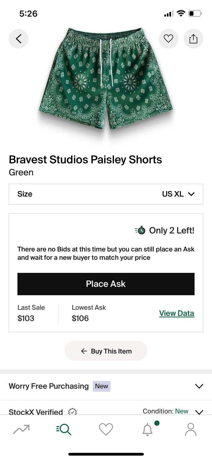 Bravest Studios Bravest shorts Size US 31 - 2 Thumbnail