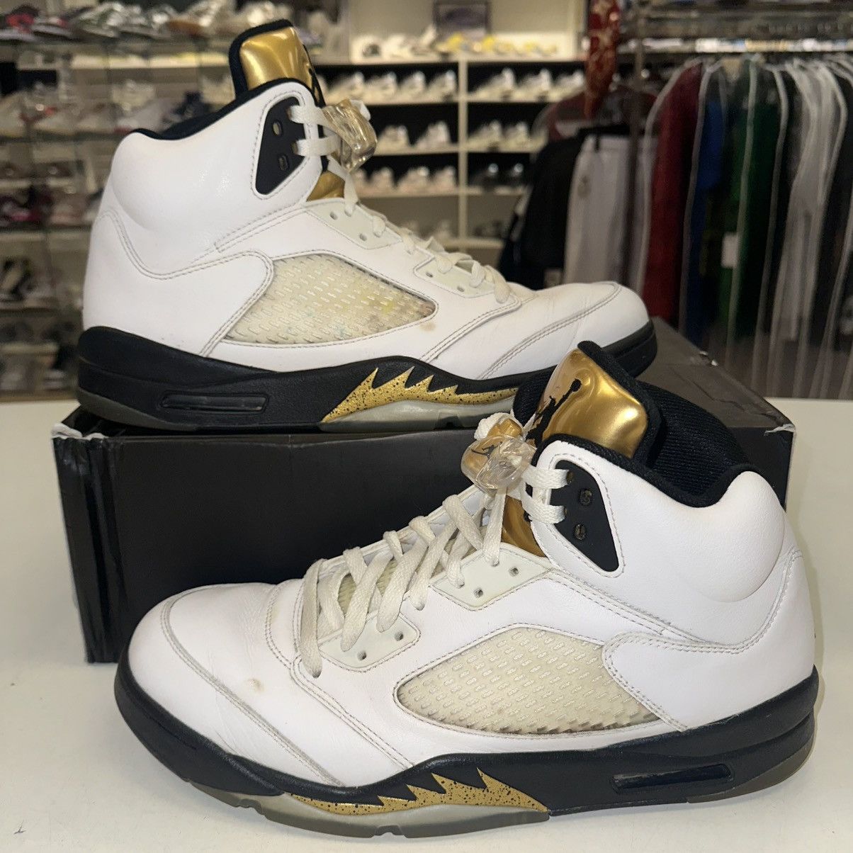 Jordan Brand × Nike Size 12 - Jordan 5 Retro Olympic 2016 Size US 12 / EU 45 - 1 Thumbnail
