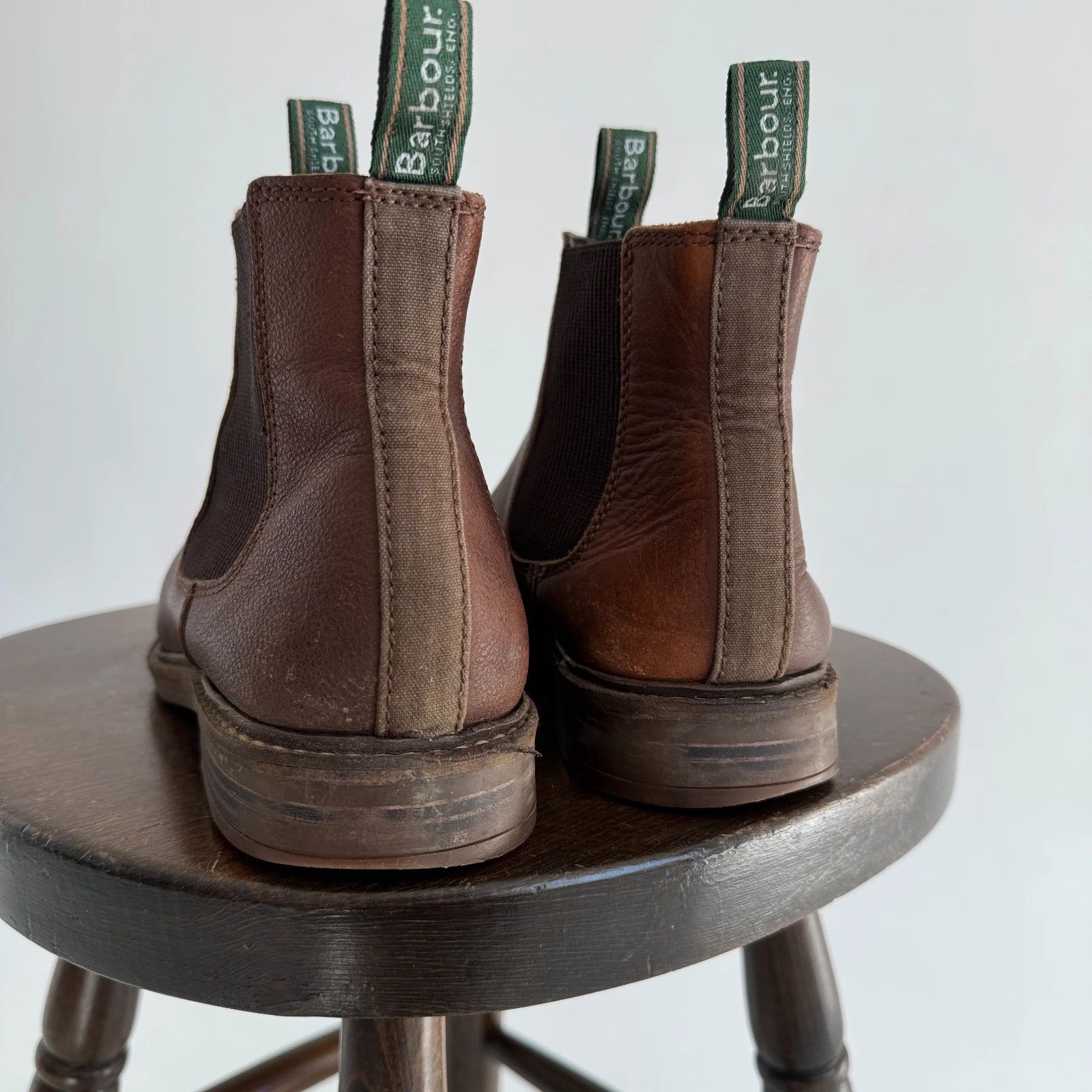 Barbour Barbour Real Leather Preppy Classic Chelsea Boots Size US 8 / EU 41 - 5 Thumbnail