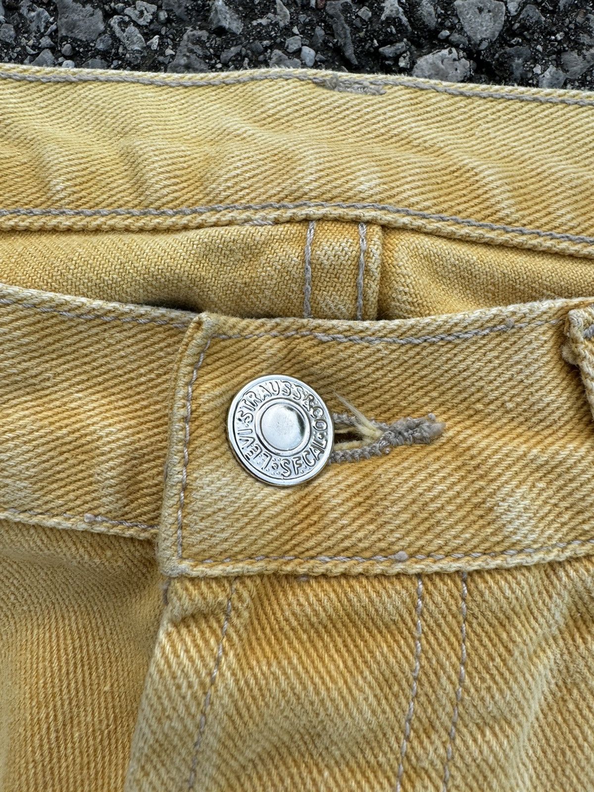 Japanese Brand × Levi's × Vintage Levi’s crazy vintage black tab 90s baggy jeans denim y2k rap Size US 28 / EU 44 - 8 Thumbnail