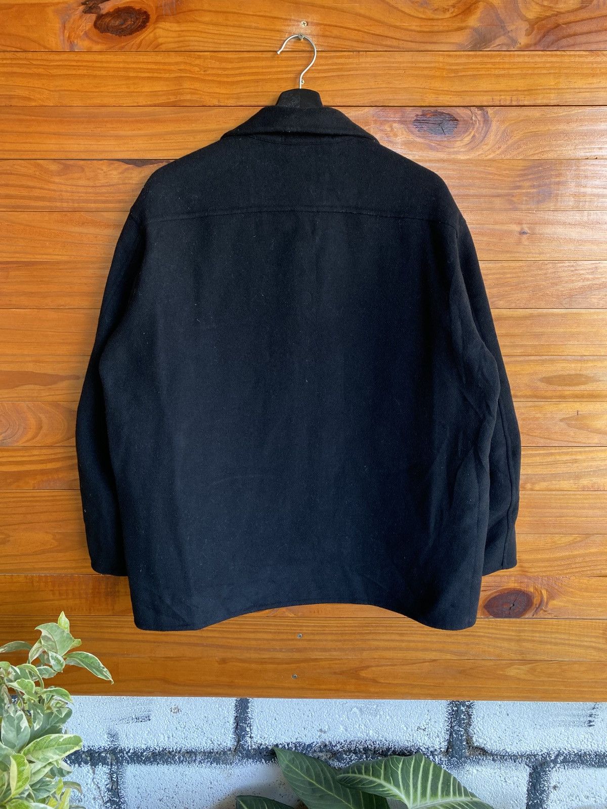 Uniqlo Uniqlo X Jil Sander Black Wool Blend Short Coat – Minimalist Size M / US 6-8 / IT 42-44 - 7 Thumbnail