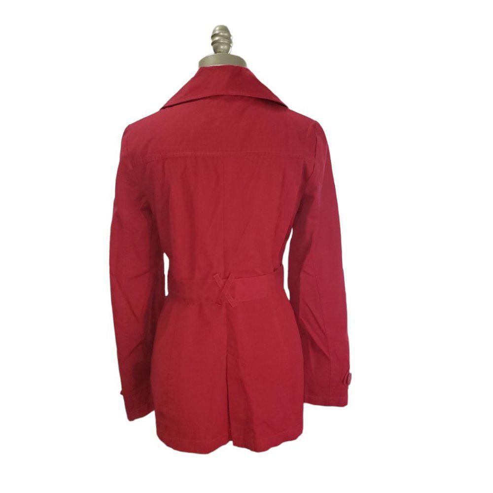 Nine West CT350a Nine West Red Double Breasted Cotton Jacket Small Size S / US 4 / IT 40 - 6 Thumbnail