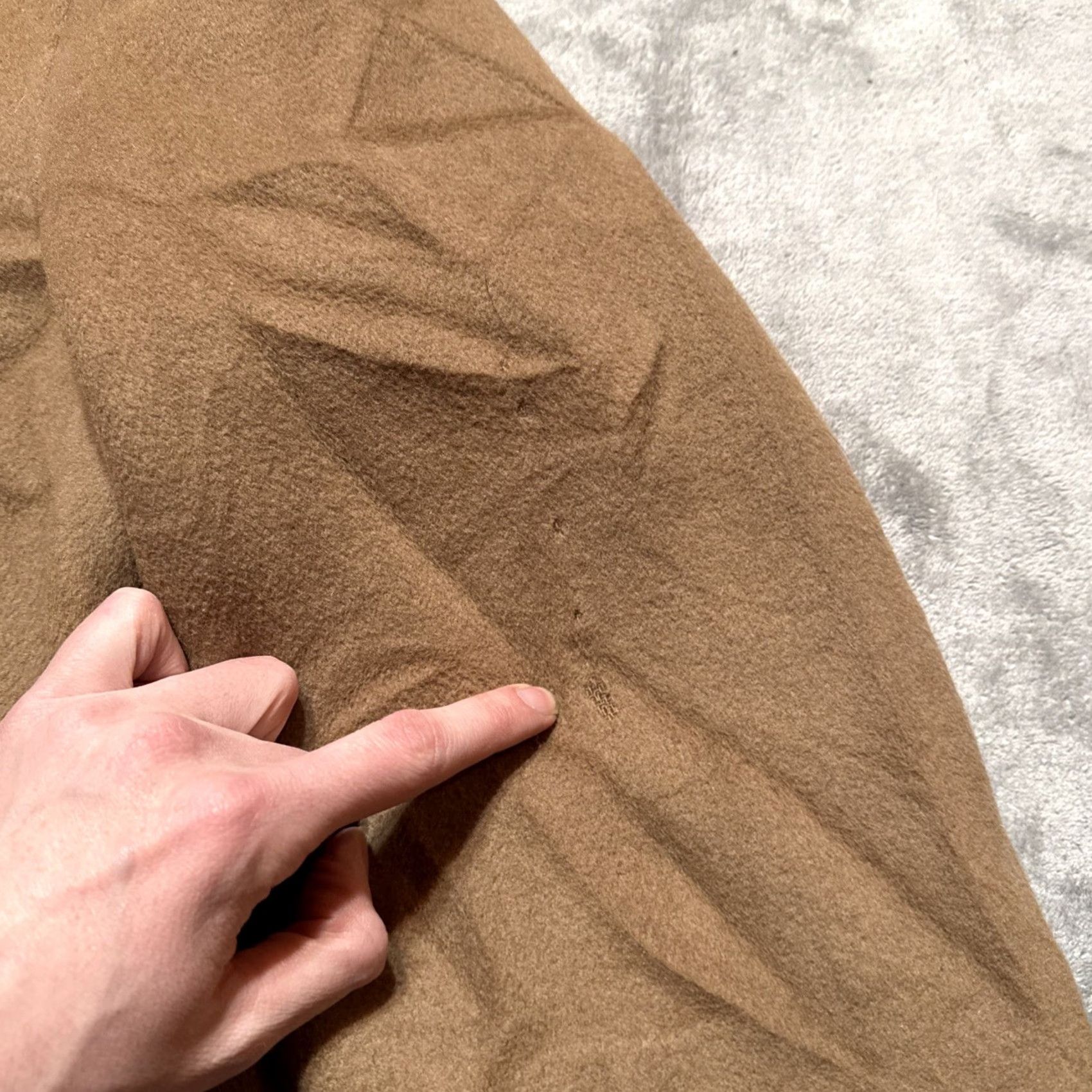 Orvis VINTAGE Orvis Duffel Coat Mens 42 Wool Beige Hooded Long Overcoat 80s Casual Travel England Size US XS / EU 42 / 0 - 6 Thumbnail