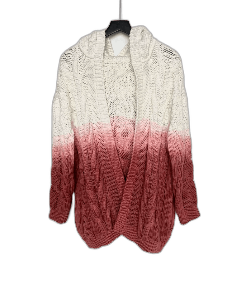 Saint Laurent Paris Saint Laurent Gradient Knit Hooded Cardigan Size US XS / EU 42 / 0 - 1 Thumbnail
