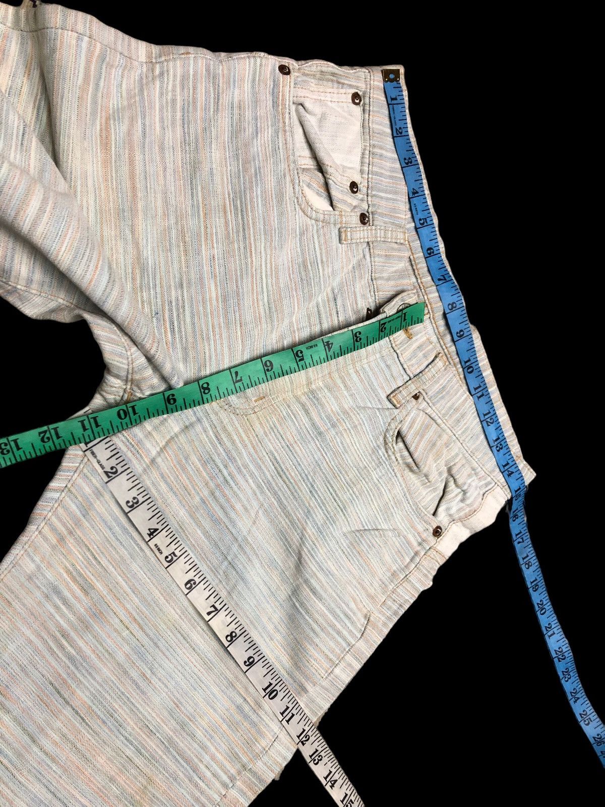 Edwin × Japanese Brand STRIPED SELVEDGE EDWIN DENIM Size US 30 / EU 46 - 9 Thumbnail