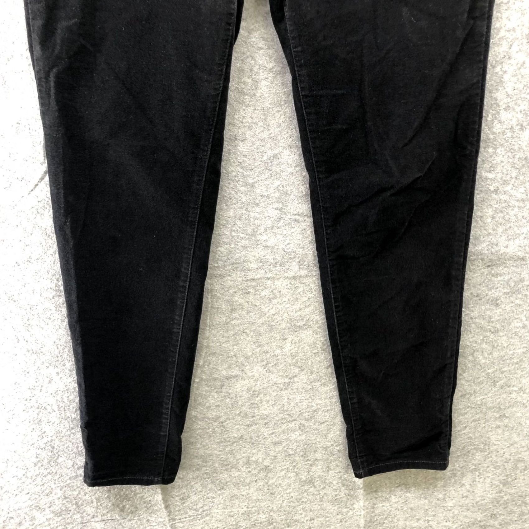 Buffalo David Bitton Buffalo David Bitton Velvet Skinny Pants Womens Size 6 / 28 Marvel Mid Rise Jeans Black Cotton Blend 5-Pocket Stretch Slim Fall Winter Size 28" / US 6 / IT 42 - 4 Thumbnail
