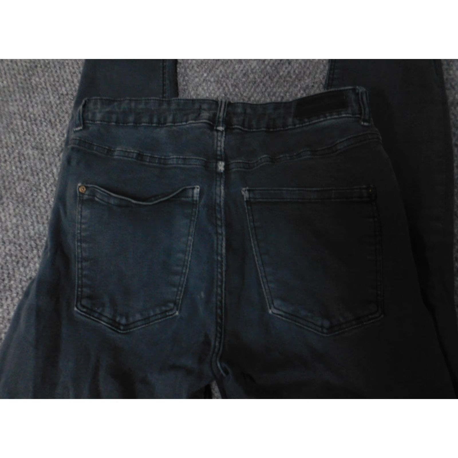Mango Mango Jeans Womens 8 Blue Skinny High Waist Denim Zip Pockets Regular 29in Inseam Women Size 30" / US 8 / IT 44 - 6 Thumbnail