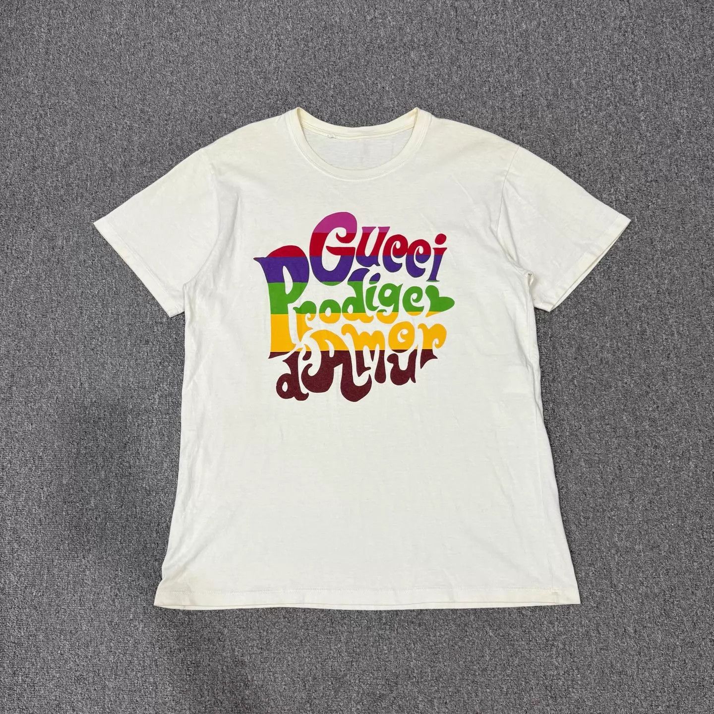Gucci Gucci Printed Logo T-Shirt M 95 New No Collar Tag Size US M / EU 48-50 / 2 - 1 Thumbnail