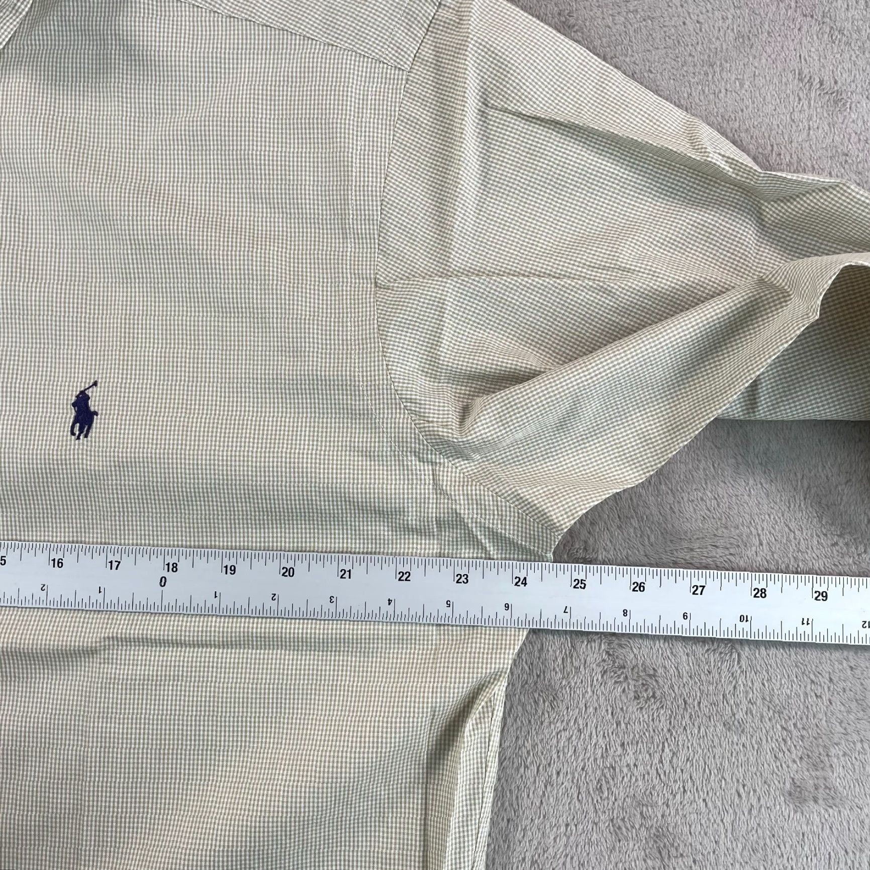 Ralph Lauren Polo Ralph Lauren Oxford Yarmouth Shirt Men 15.5 32/33 Grey Micro Check Pony NWT Size US L / EU 52-54 / 3 - 5 Thumbnail