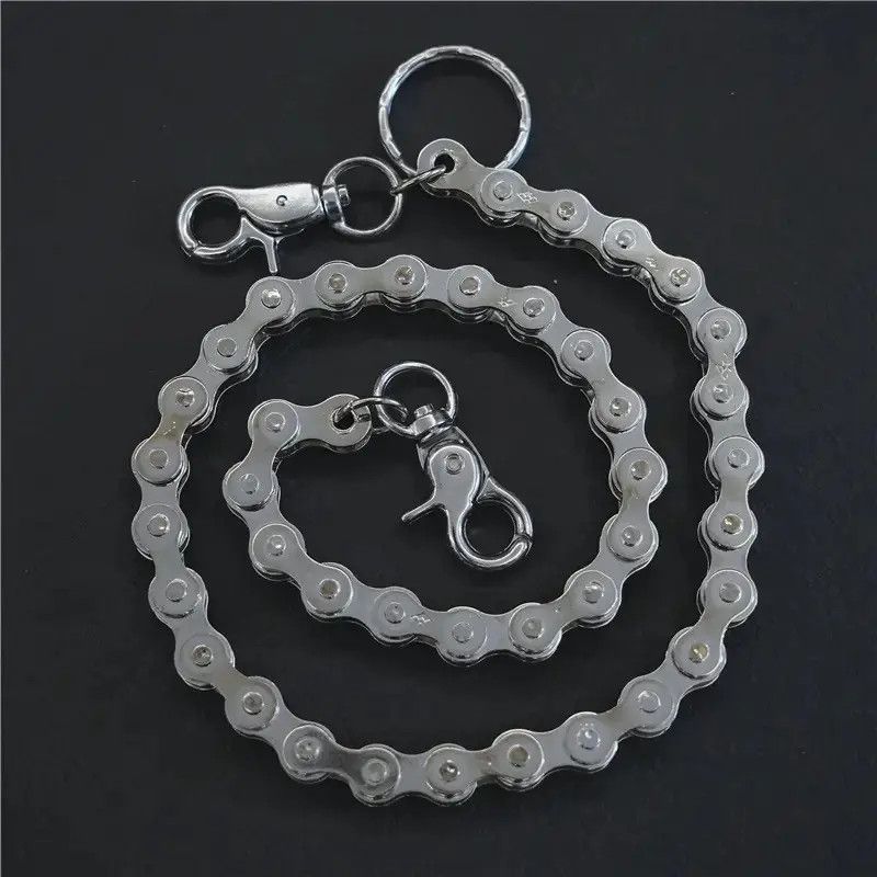 Japanese Brand × Vintage Punk Rock Unique Metal Minimalist Bicycle Chain Keychains Size ONE SIZE - 2 Thumbnail