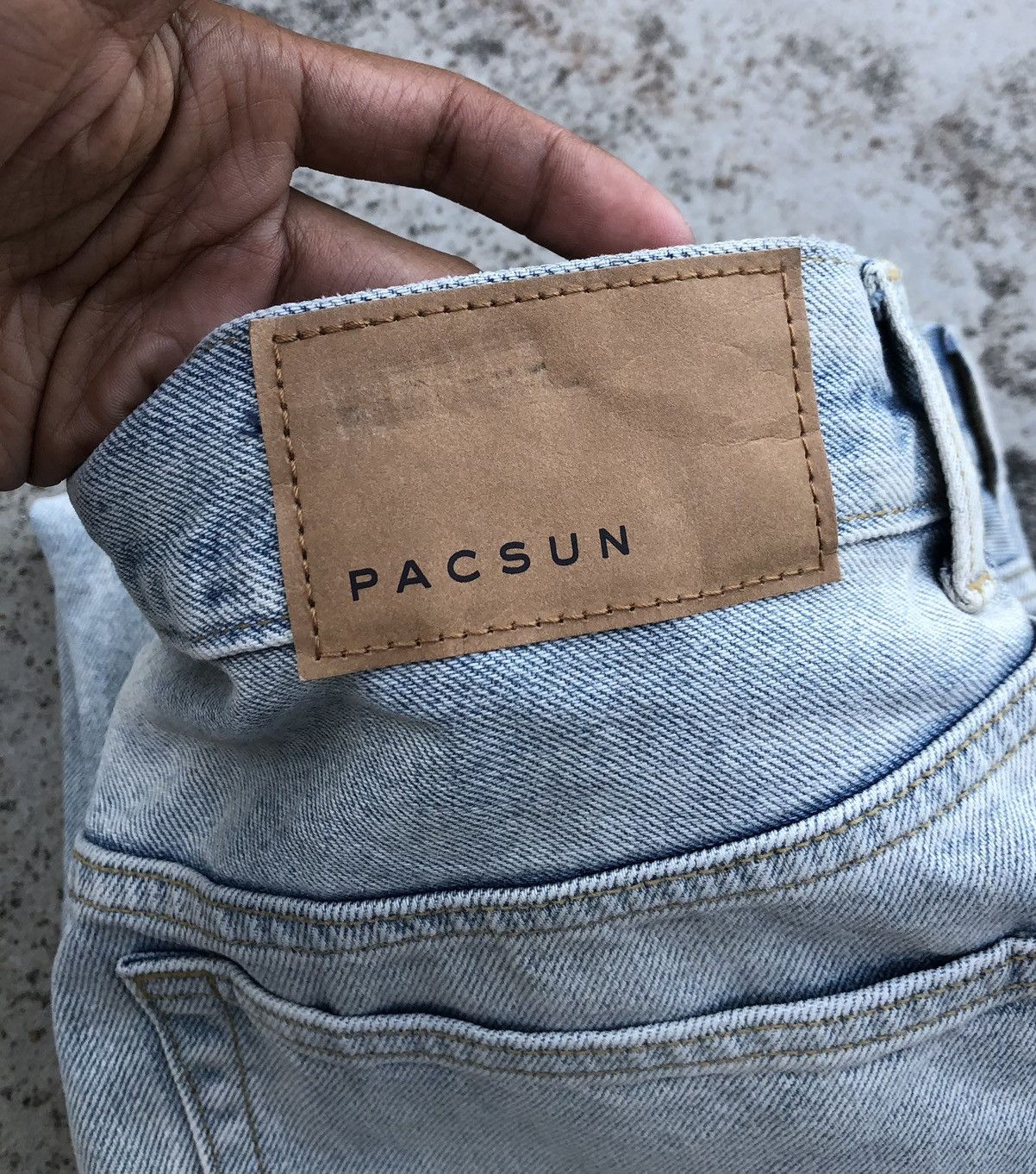 Pacsun VINTAGE LOOSE PACSUN DISTRESSED DENIM Size US 35 - 7 Thumbnail