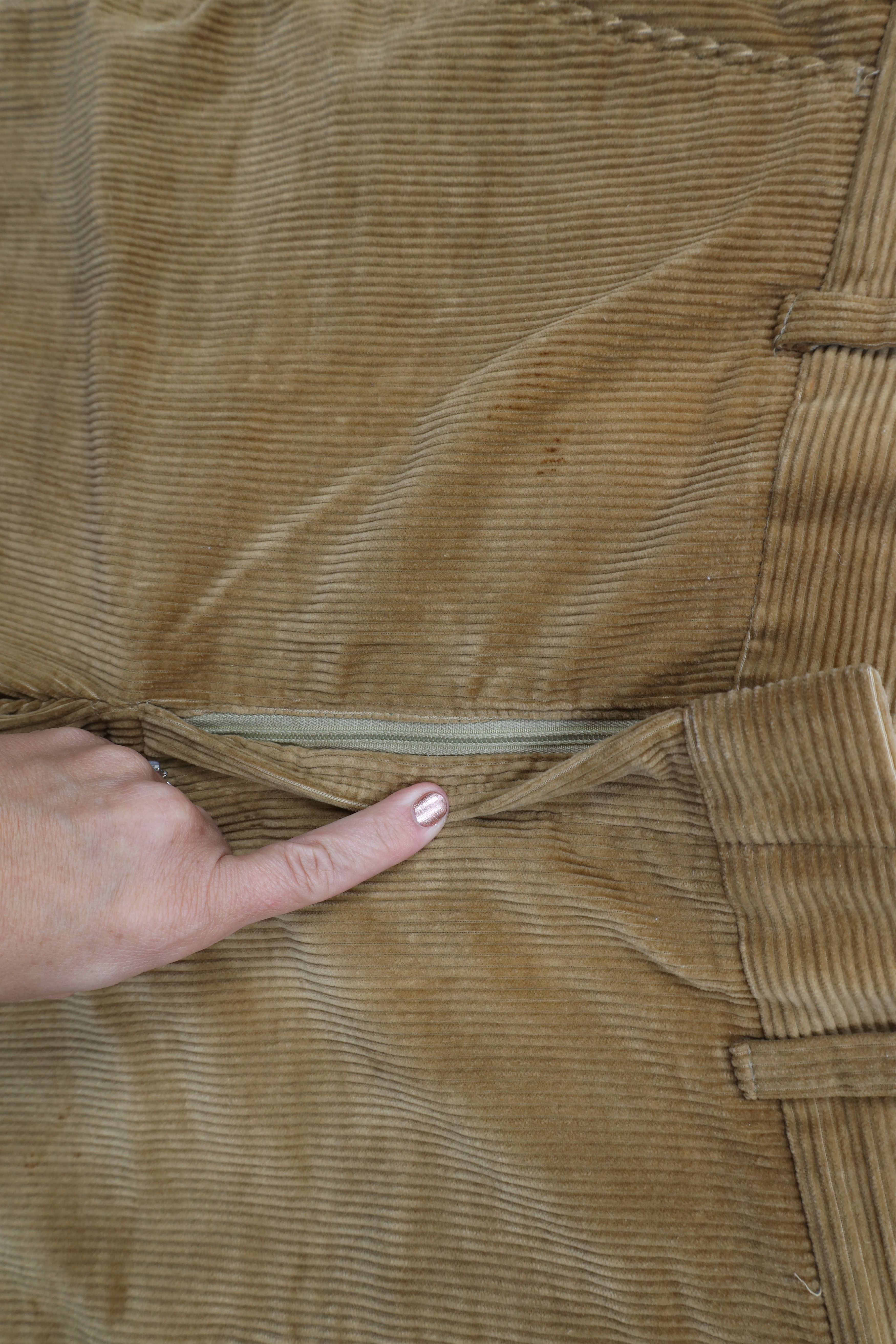 Vintage Vintage 70s Streetwear Wide Leg Corduroy Chino Pants USA Size US 36 / EU 52 - 8 Thumbnail