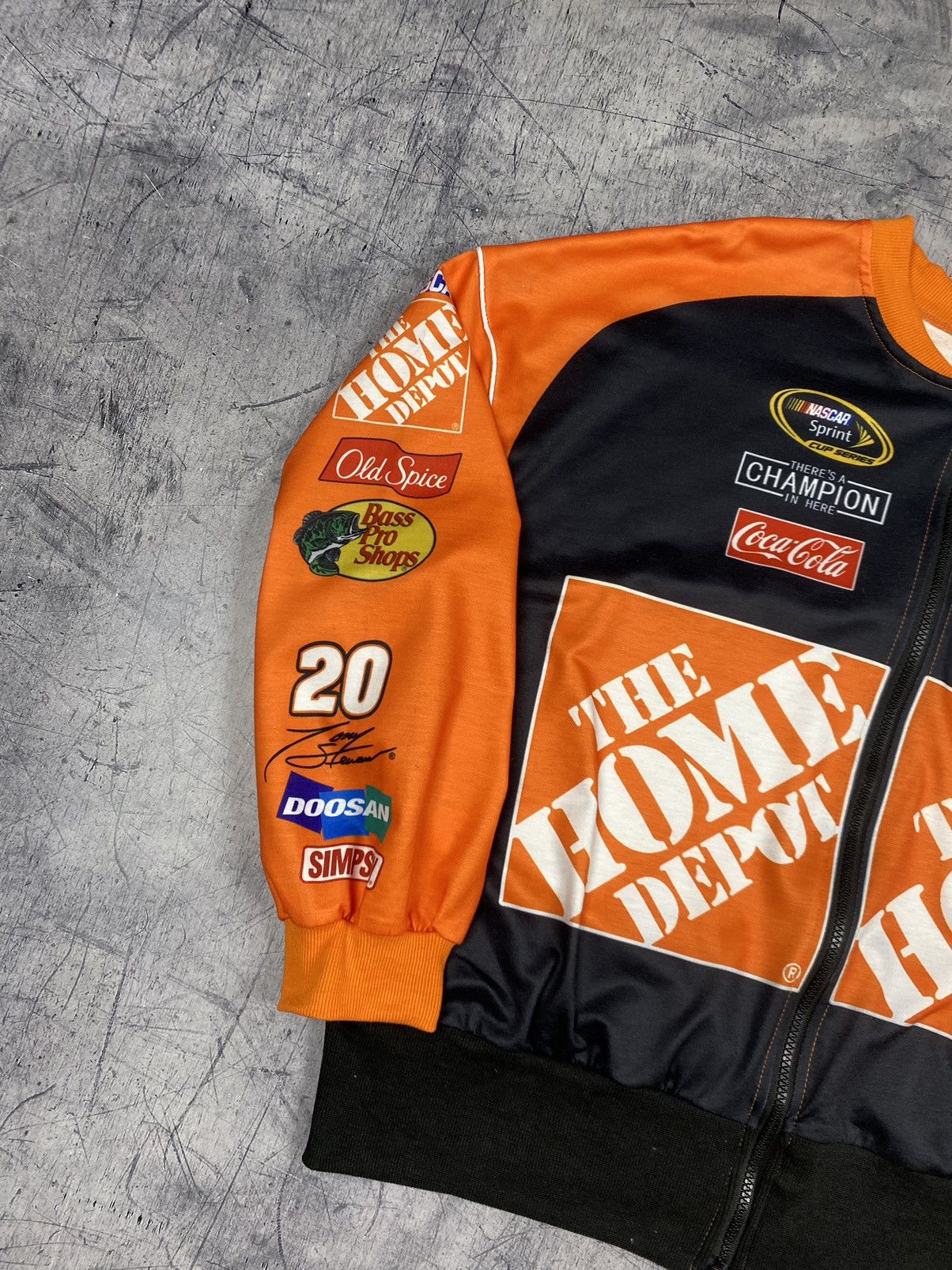 NASCAR × Vintage Vintage Tony Steward The Home Depot Nascar Racing Jacket Size US XL / EU 56 / 4 - 4 Thumbnail