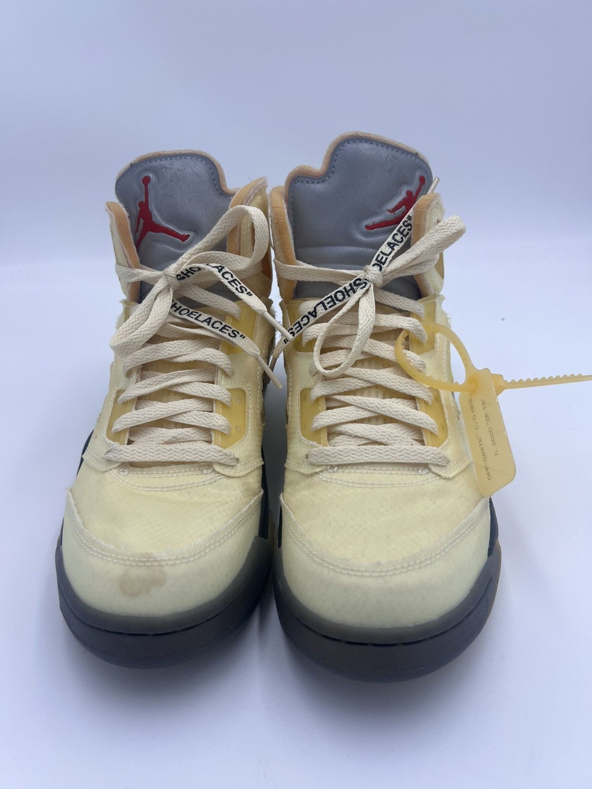 Nike × Off-White Jordan 5 Retro Off-White Sail Size US 10 / EU 43 - 2 Thumbnail